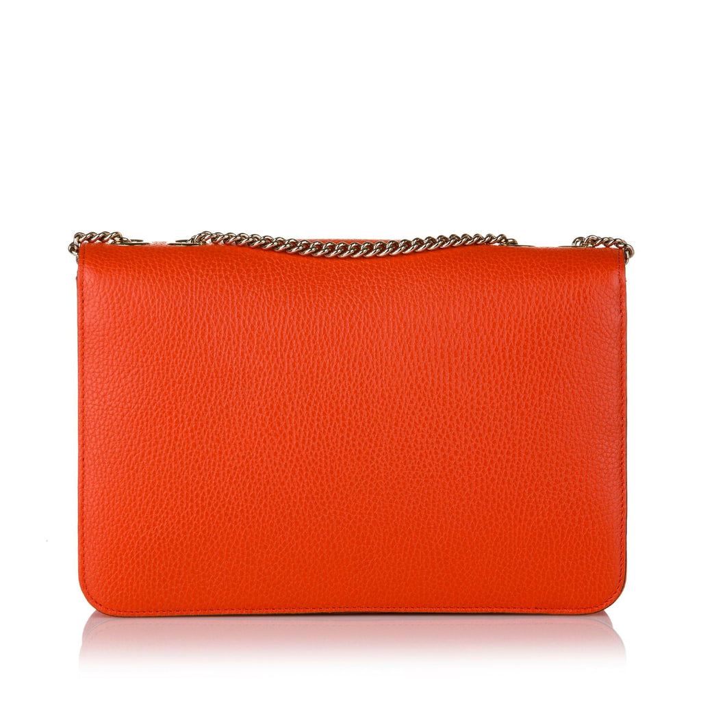 Gucci Interlocking G Leather Crossbody Bag (SHG-34488)