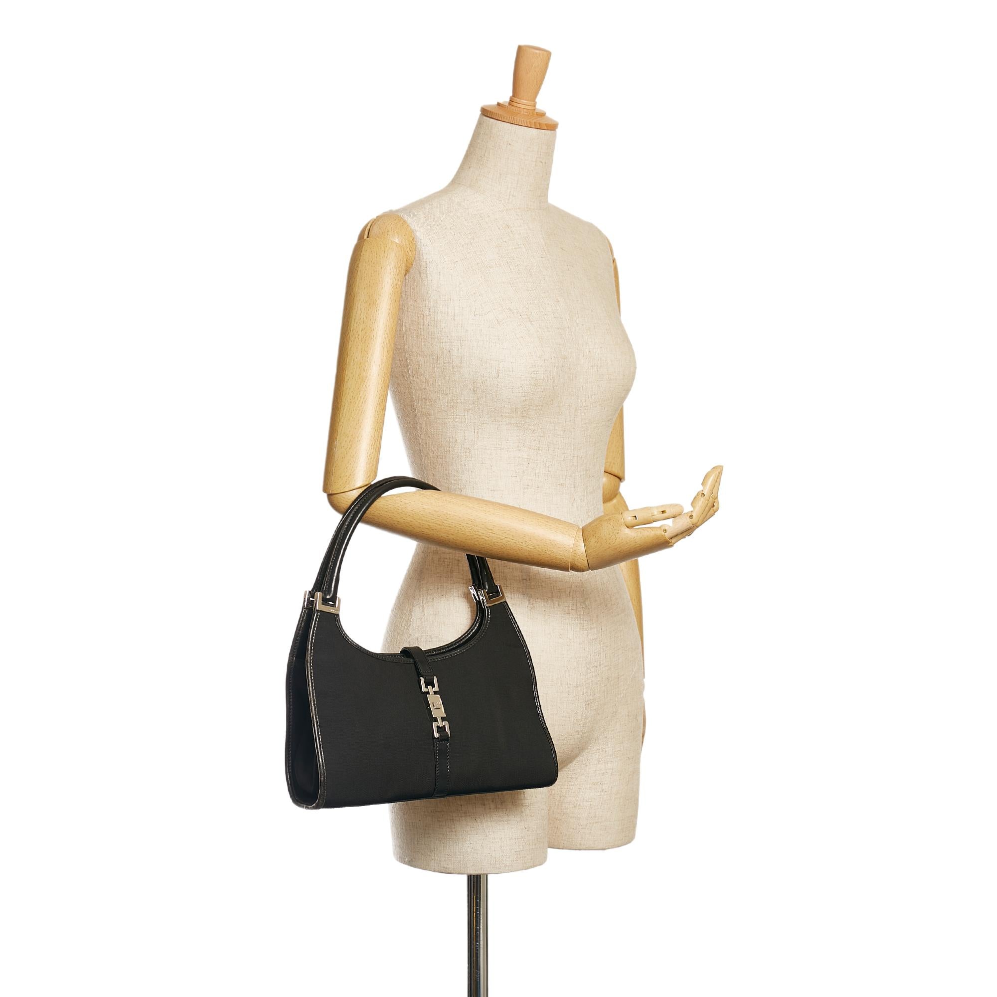 Gucci Jackie Canvas Handbag (SHG-34872)