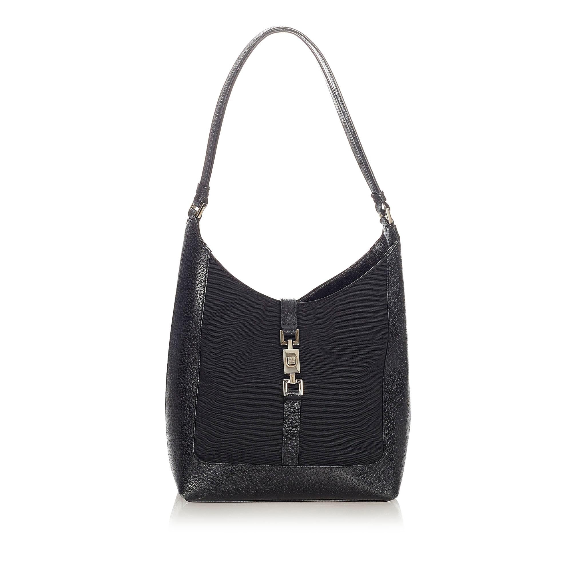 Gucci Jackie Canvas Shoulder Bag (SHG-31971)