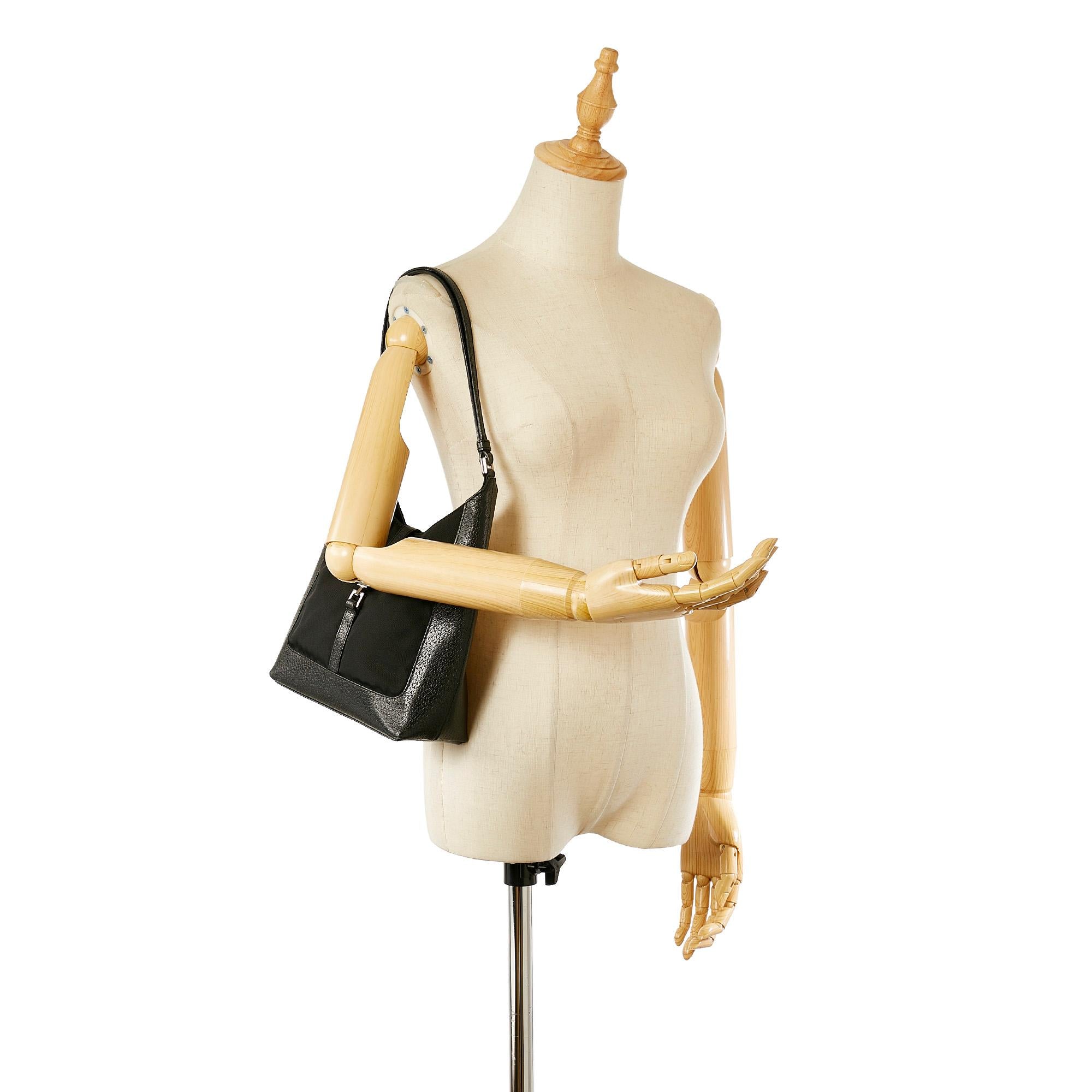 Gucci Jackie Canvas Shoulder Bag (SHG-31971)