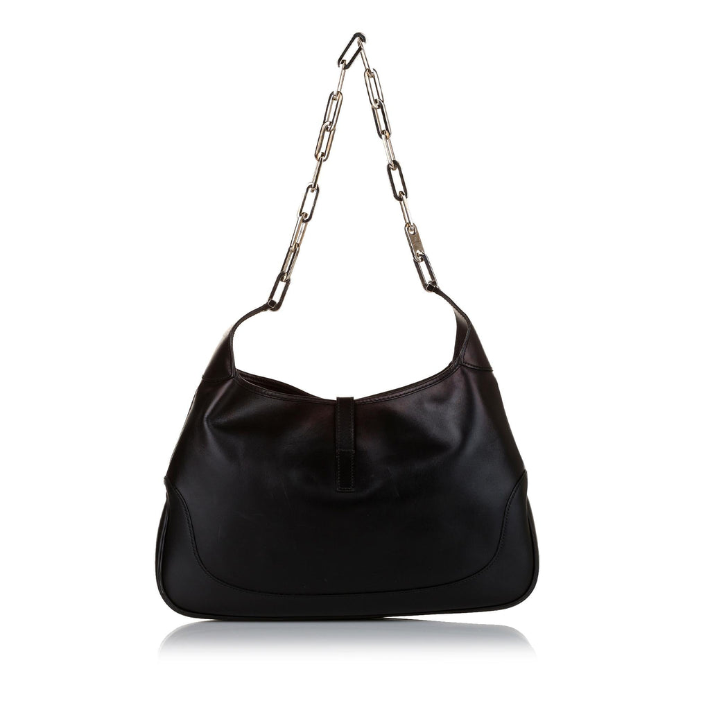 Gucci Jackie Chain Leather Shoulder Bag (SHG-35120)