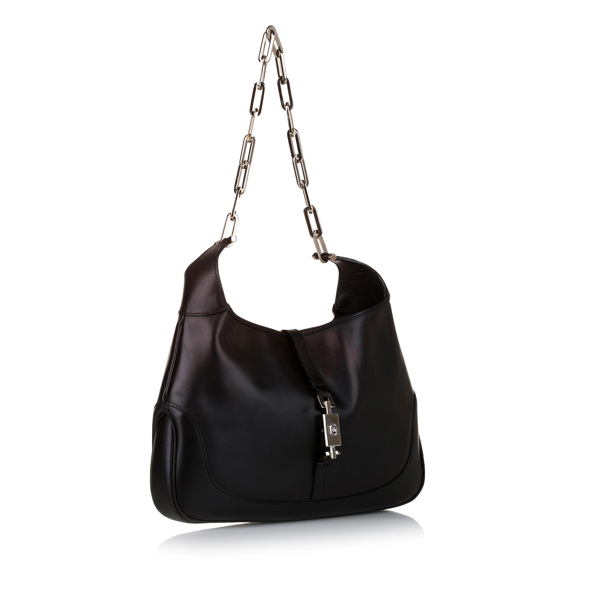 Gucci Jackie Chain Leather Shoulder Bag (SHG-35120)