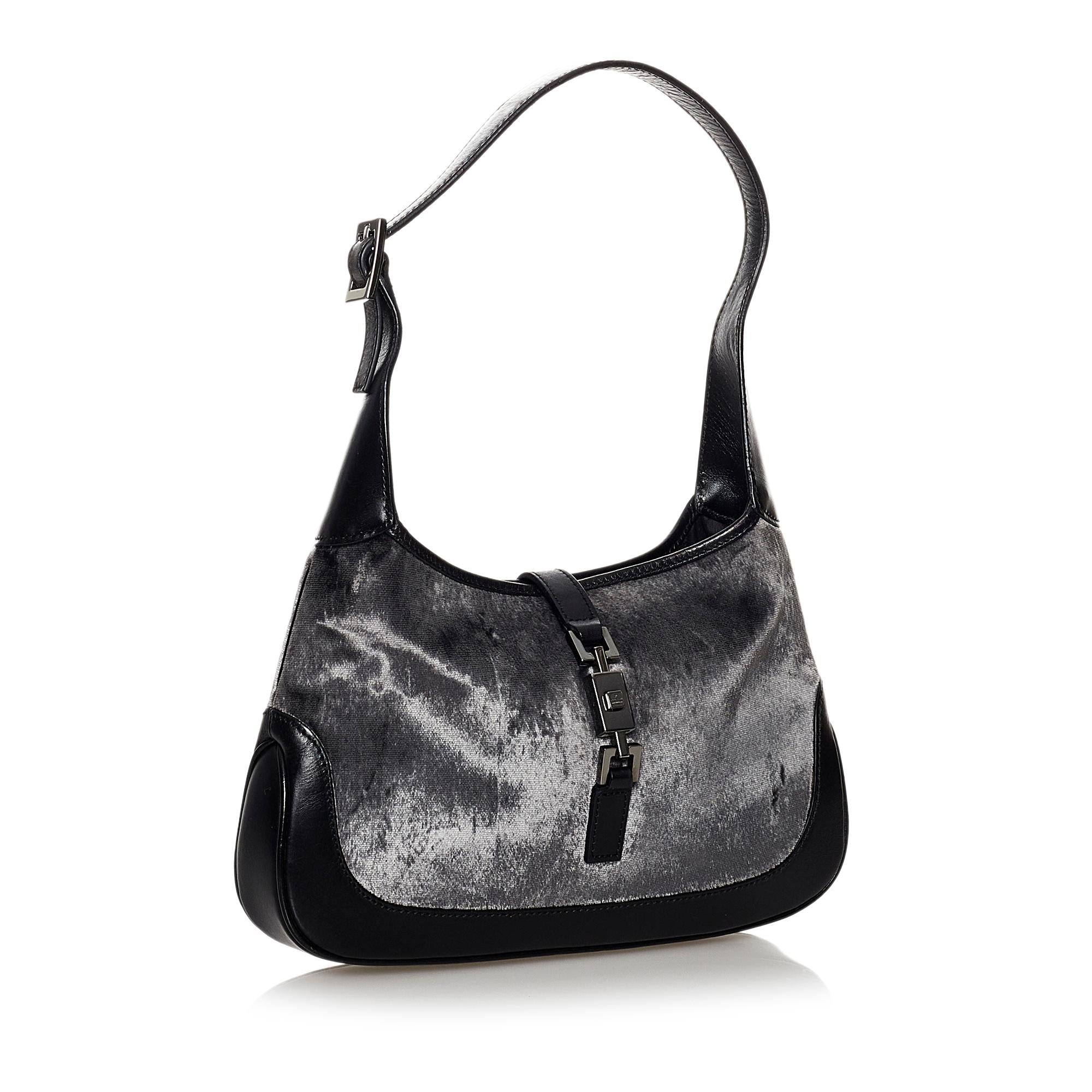 Gucci Jackie Velvet Shoulder Bag (SHG-30755)