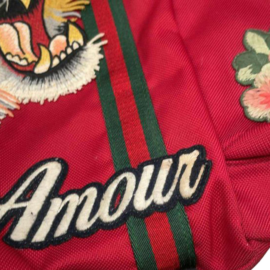 Gucci L'Aveugle Par Amour Techno Canvas Backpack (SHG-EGgpNO)