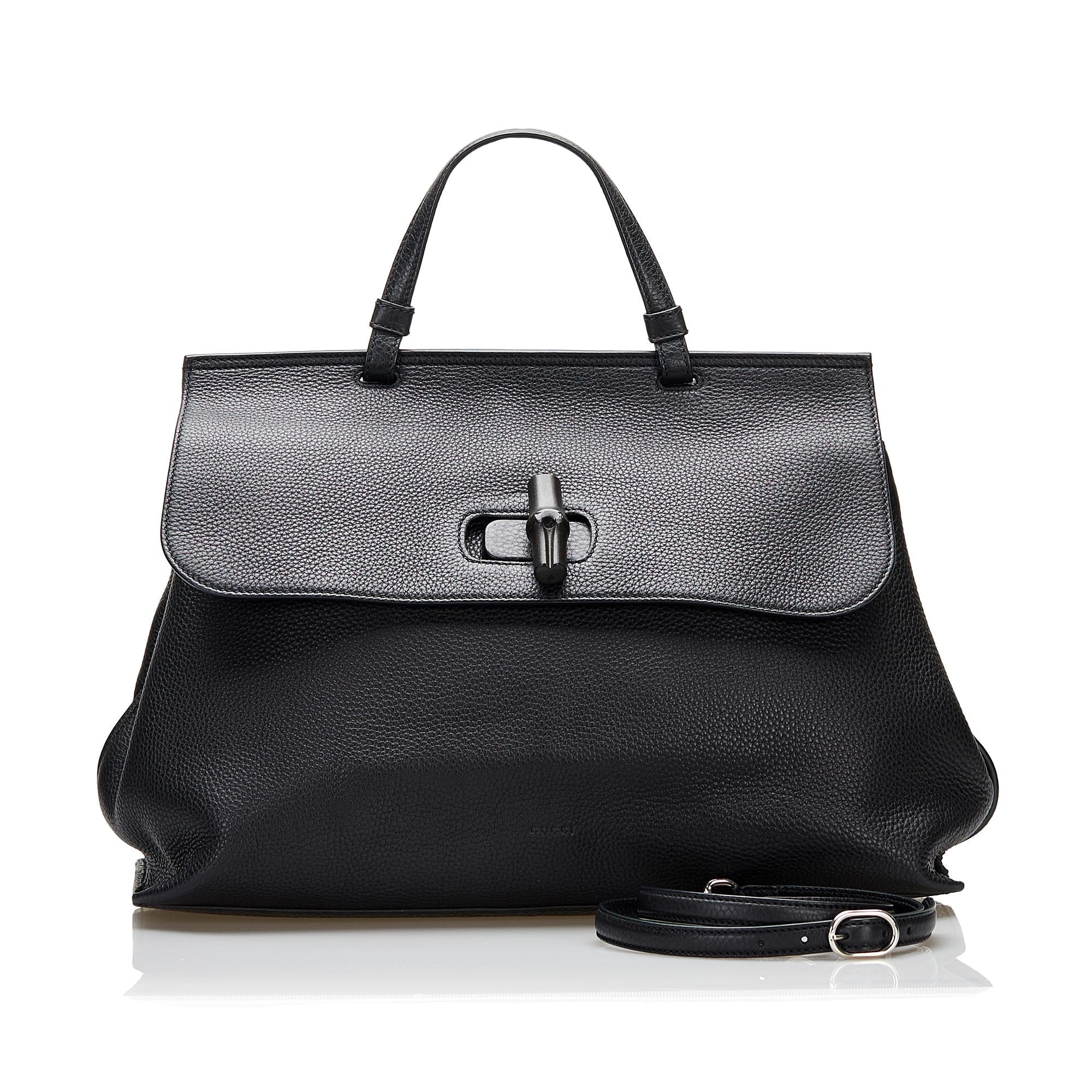 Gucci Large Bamboo Daily Satchel (SHG-36846)