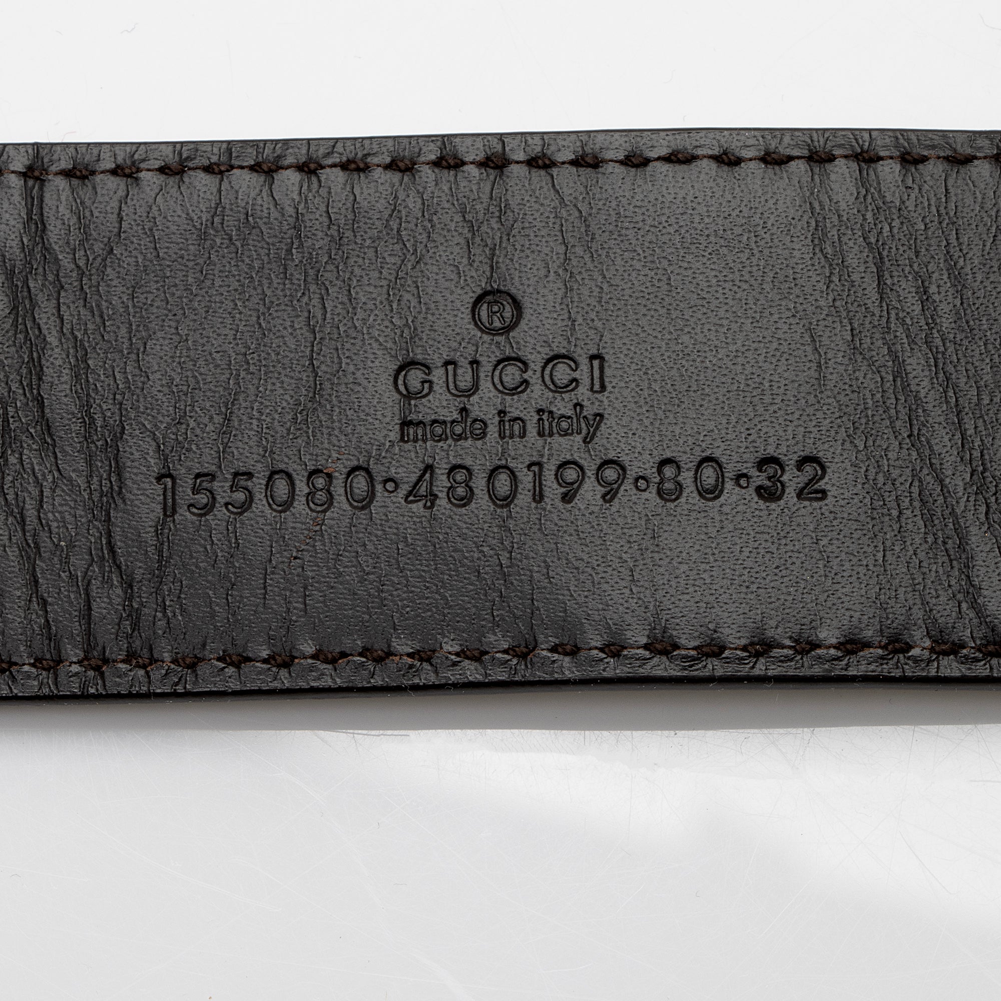 Gucci Leather Bamboo Horsebit Belt - Size 32 / 80 (SHF-c2WoNK)