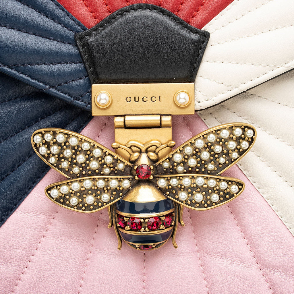 Gucci Leather Bamboo Queen Margaret Mini Top Handle Backpack