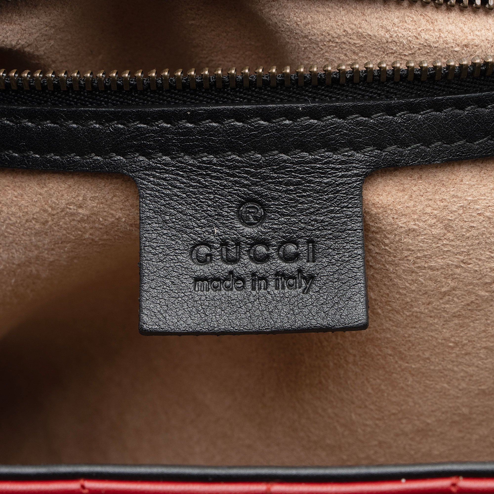 Gucci Leather Bamboo Queen Margaret Mini Top Handle Backpack