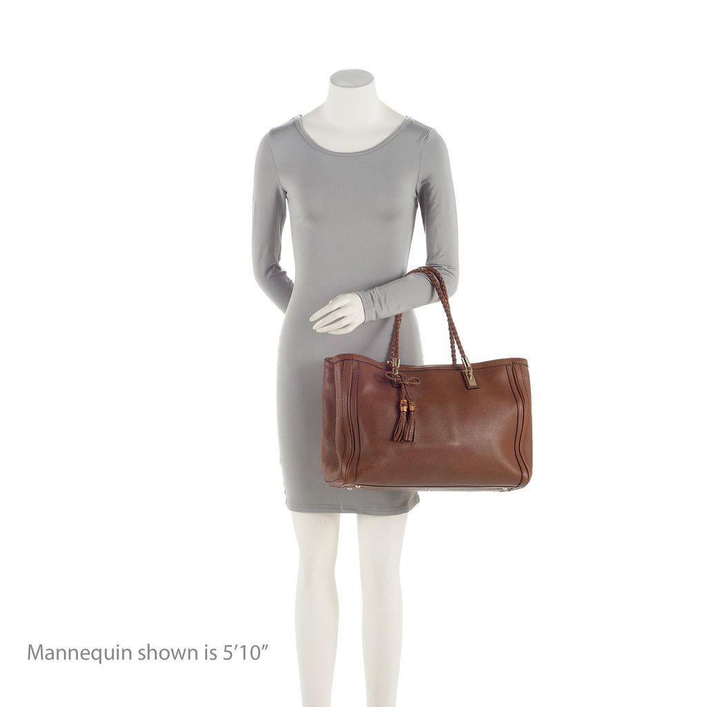Gucci Leather Bella Medium Tote (SHF-22900)