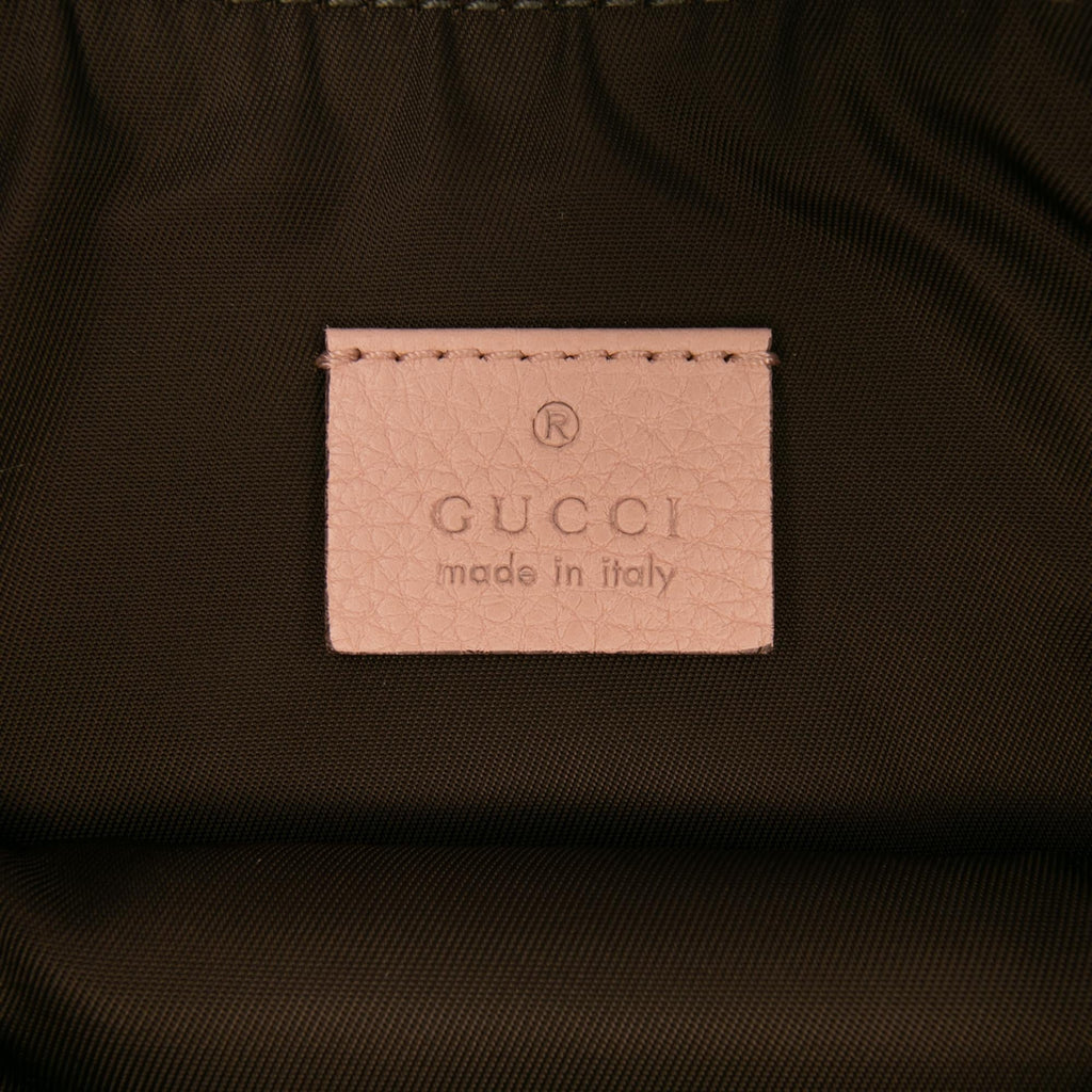 Gucci Leather Blind For Love Clutch