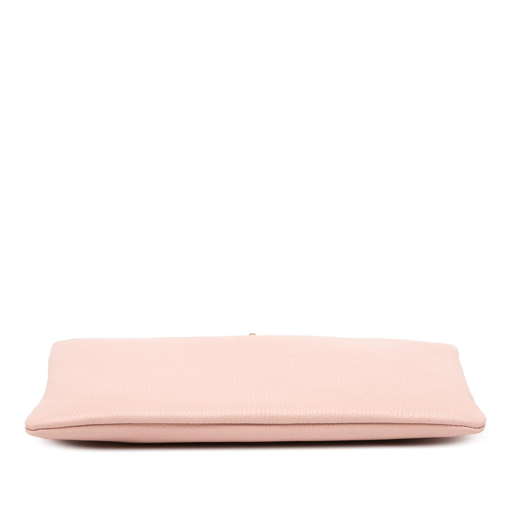 Gucci Leather Blind For Love Clutch