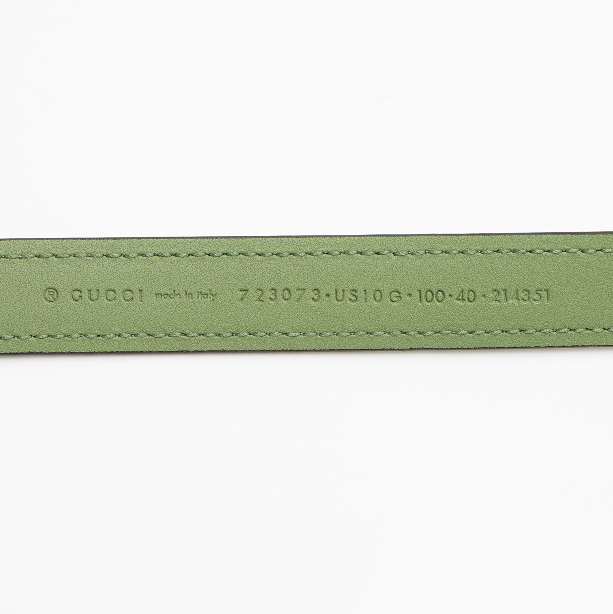 Gucci Leather Blondie Belt - Size 40 / 100