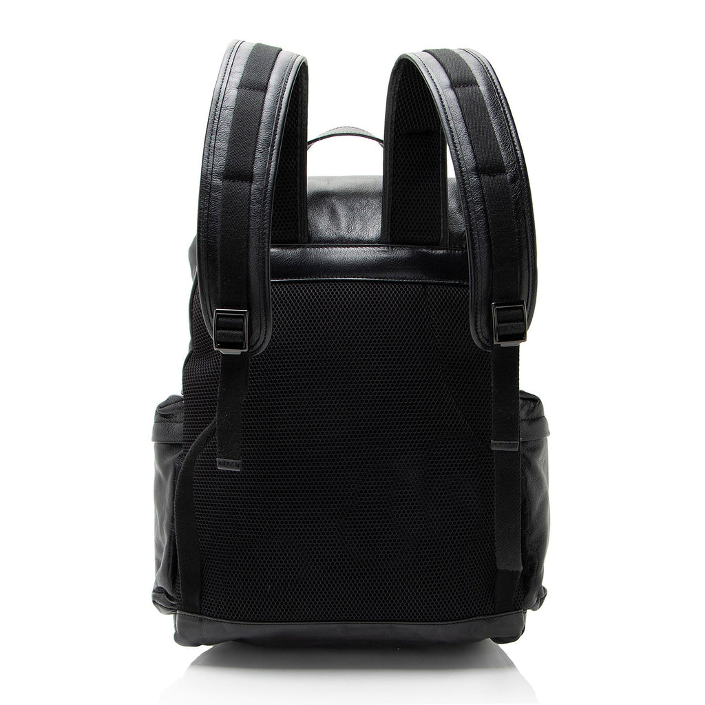 Gucci Leather Double G Backpack