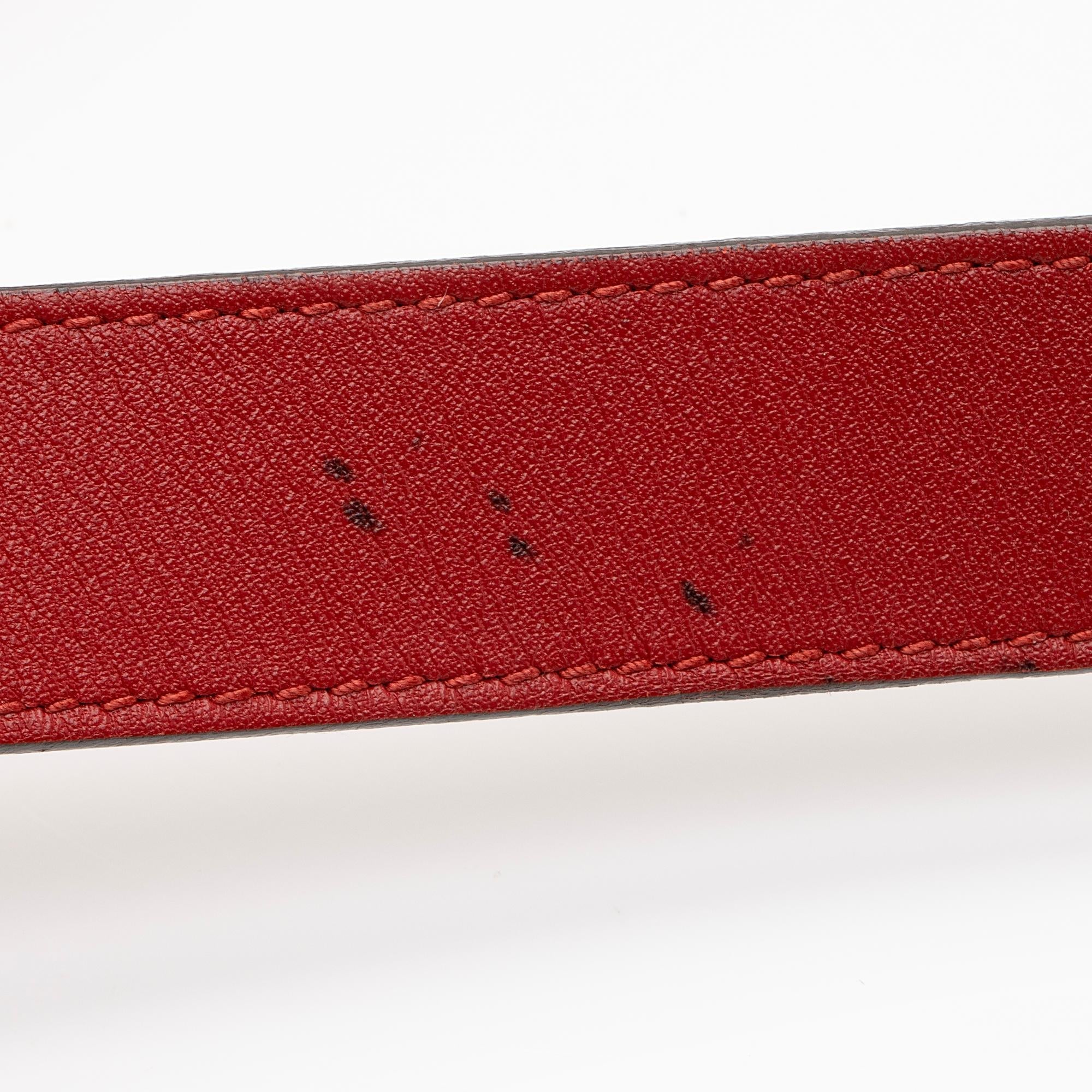 Gucci Leather Faux Pearl Interlocking G Bow Belt - Size 32 / 80 (SHF-9lJVcf)