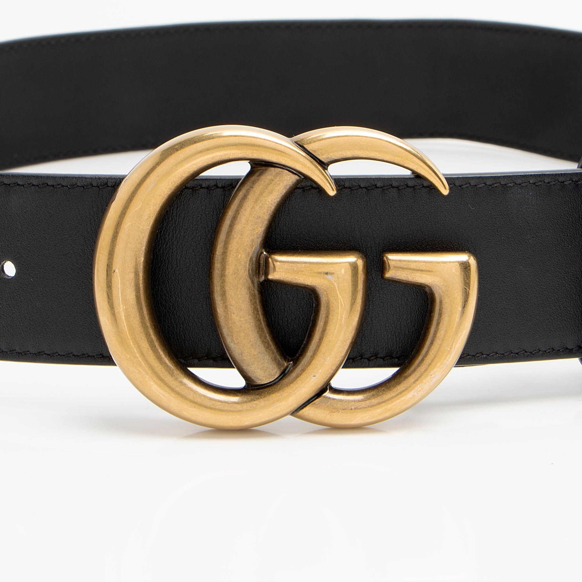 Gucci Leather GG Marmont Belt - Size 30 / 75 (SHF-yixqZo)