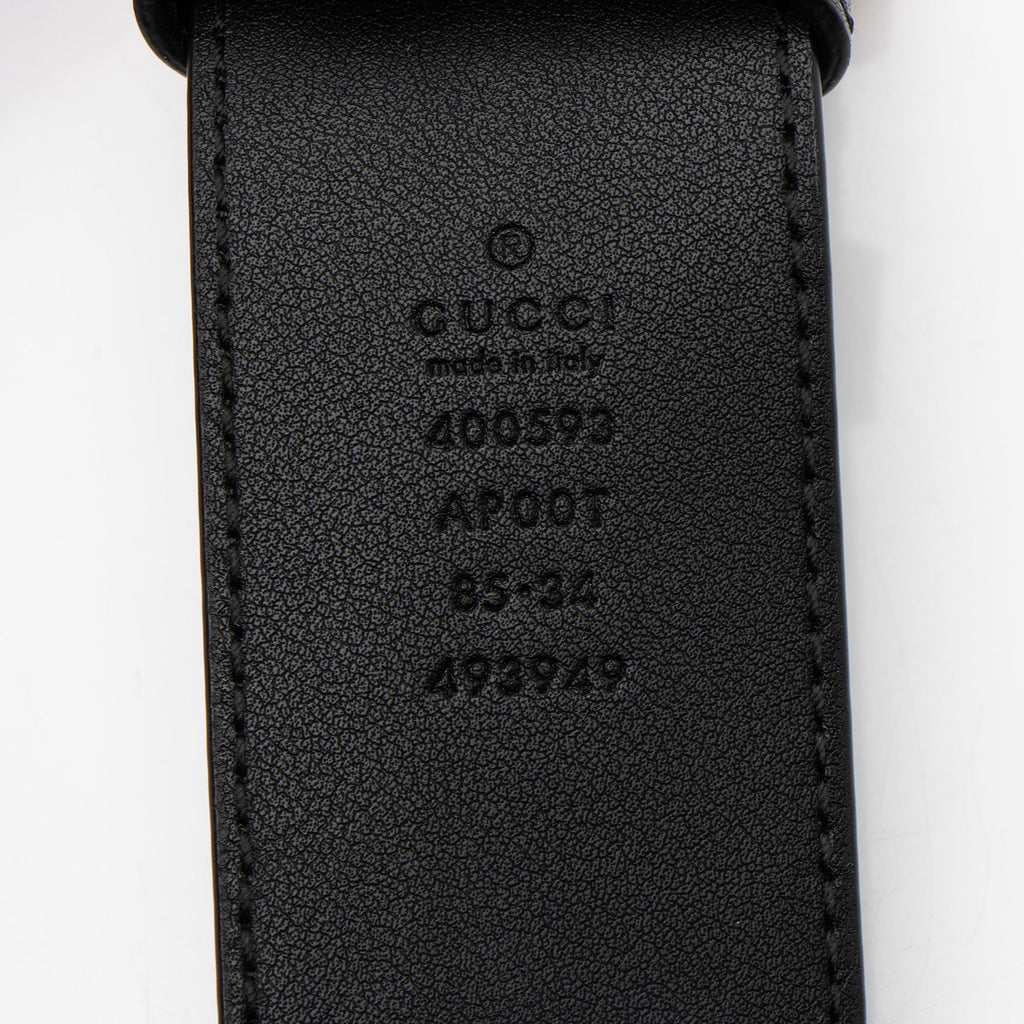 Gucci Leather GG Marmont Belt - Size 34 / 85 (SHF-c1NOzY)