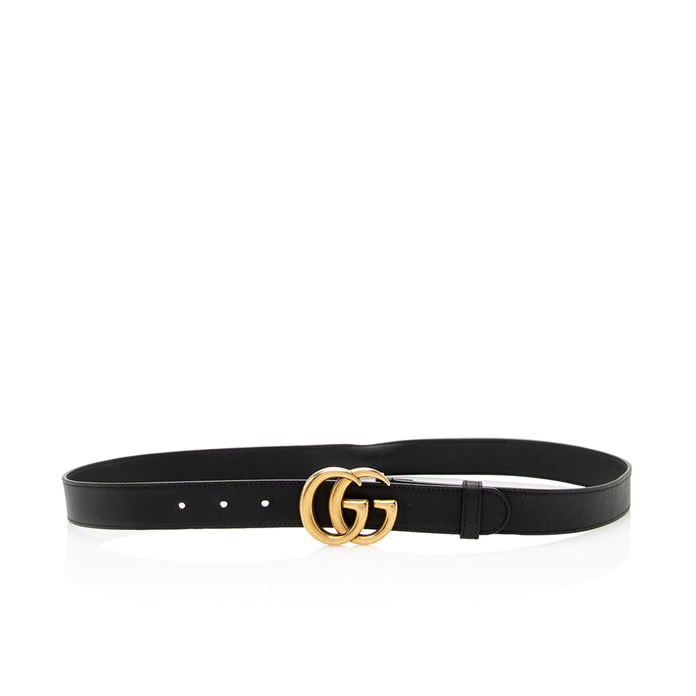 Gucci Leather GG Marmont Belt - Size 36 / 90 (SHF-21795)