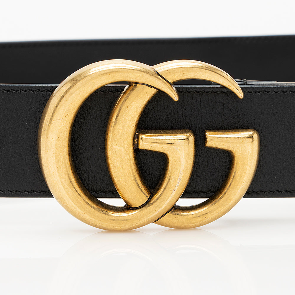 Gucci Leather GG Marmont Belt - Size 36 / 90 (SHF-21967)