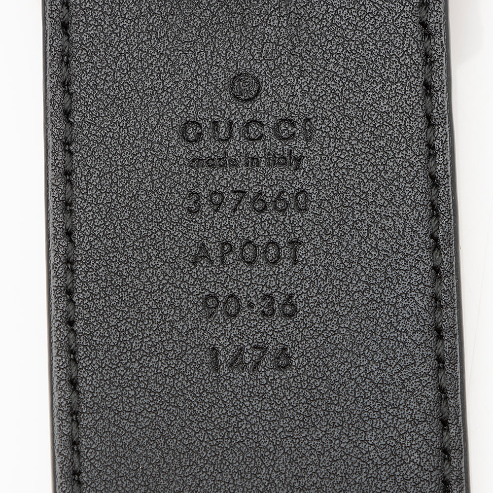 Gucci Leather GG Marmont Belt - Size 36 / 90 (SHF-21967)
