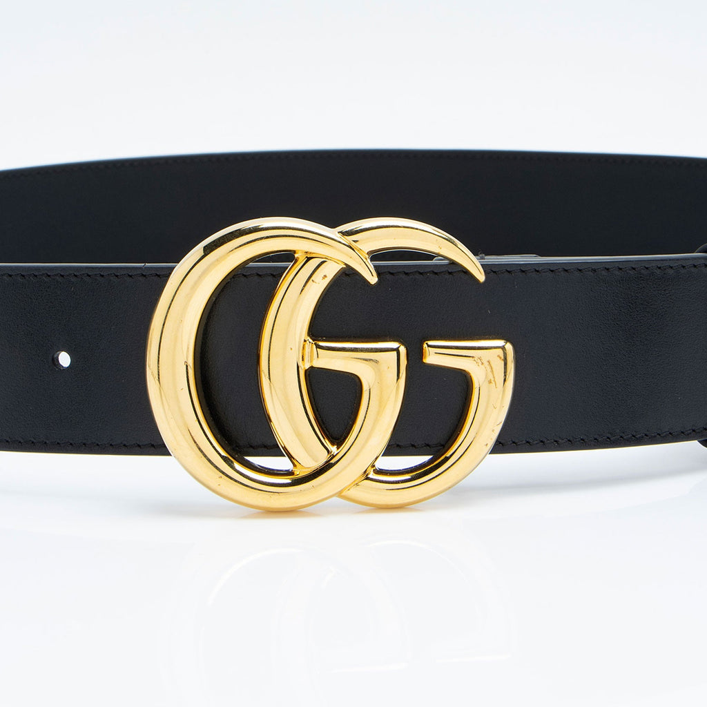 Gucci Leather GG Marmont Belt - Size 36 / 90 (SHF-tnvkMD)