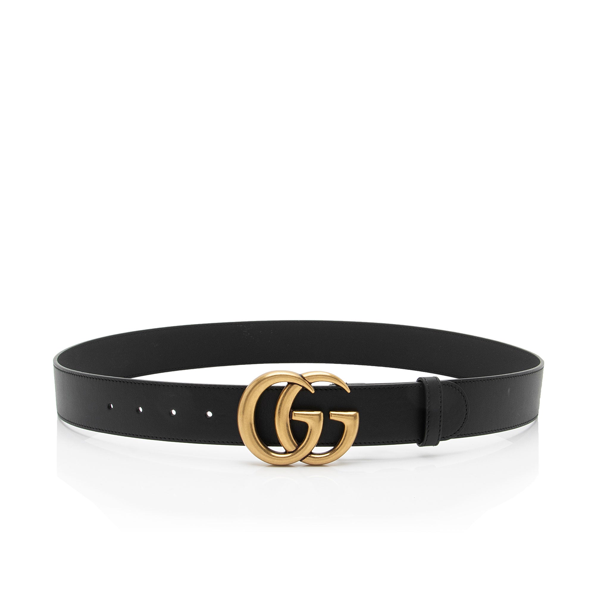 Gucci Leather GG Marmont Belt - Size 40 / 100 (SHF-JwUV3H)