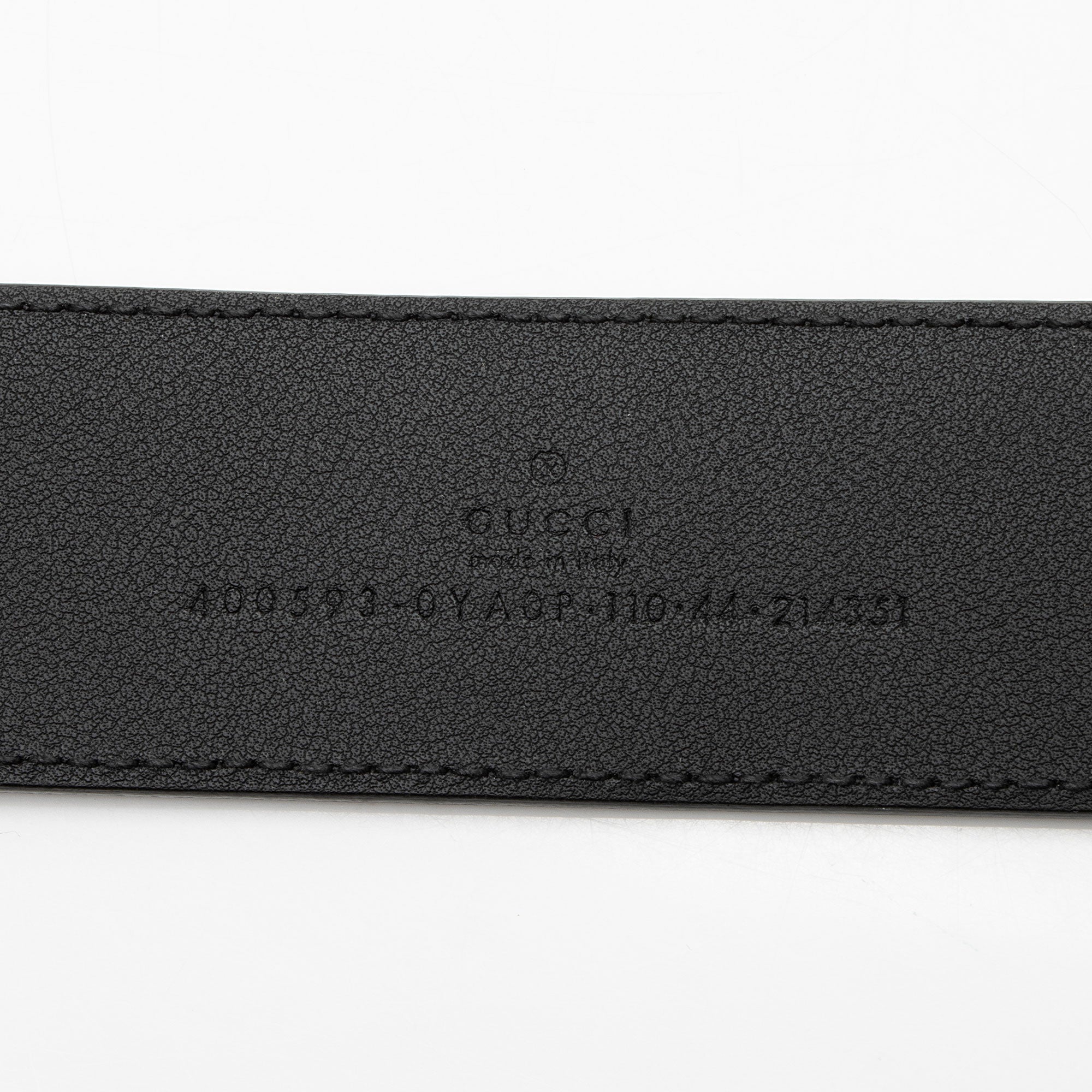 Gucci Leather GG Marmont Belt - Size 44 / 110