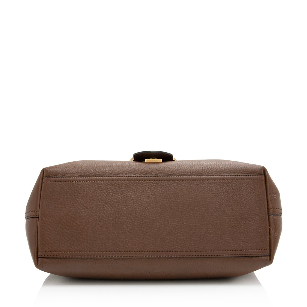Gucci Leather GG Marmont Large Shoulder Bag (SHF-23096)