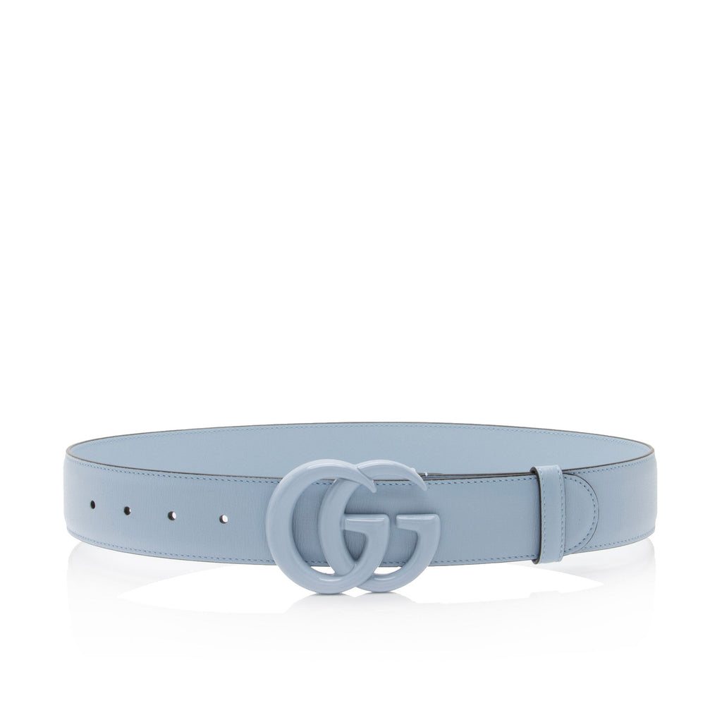 Gucci Leather GG Marmont Monochrome Belt - Size 30 / 75 (SHF-kriHPF)