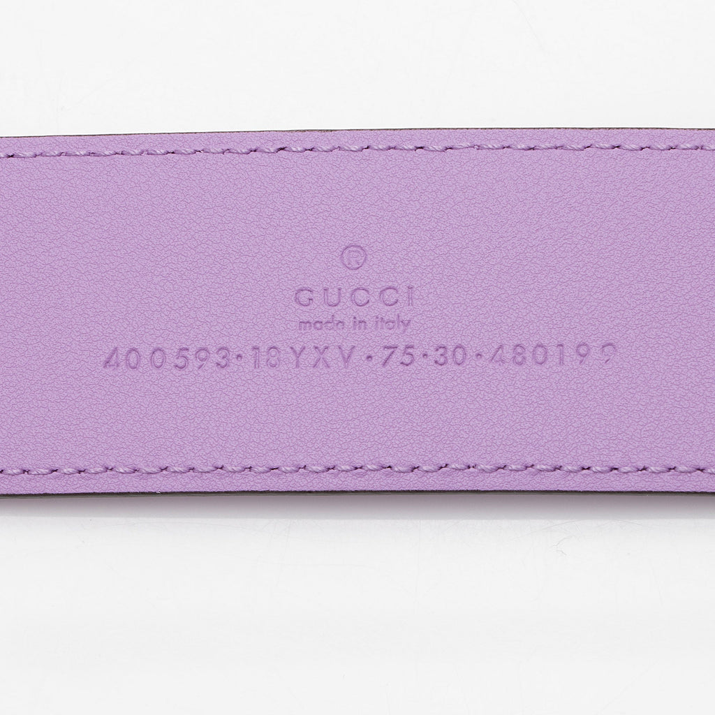 Gucci Leather GG Marmont Monochrome Belt - Size 27 / 69 (SHF-yO6Djv)
