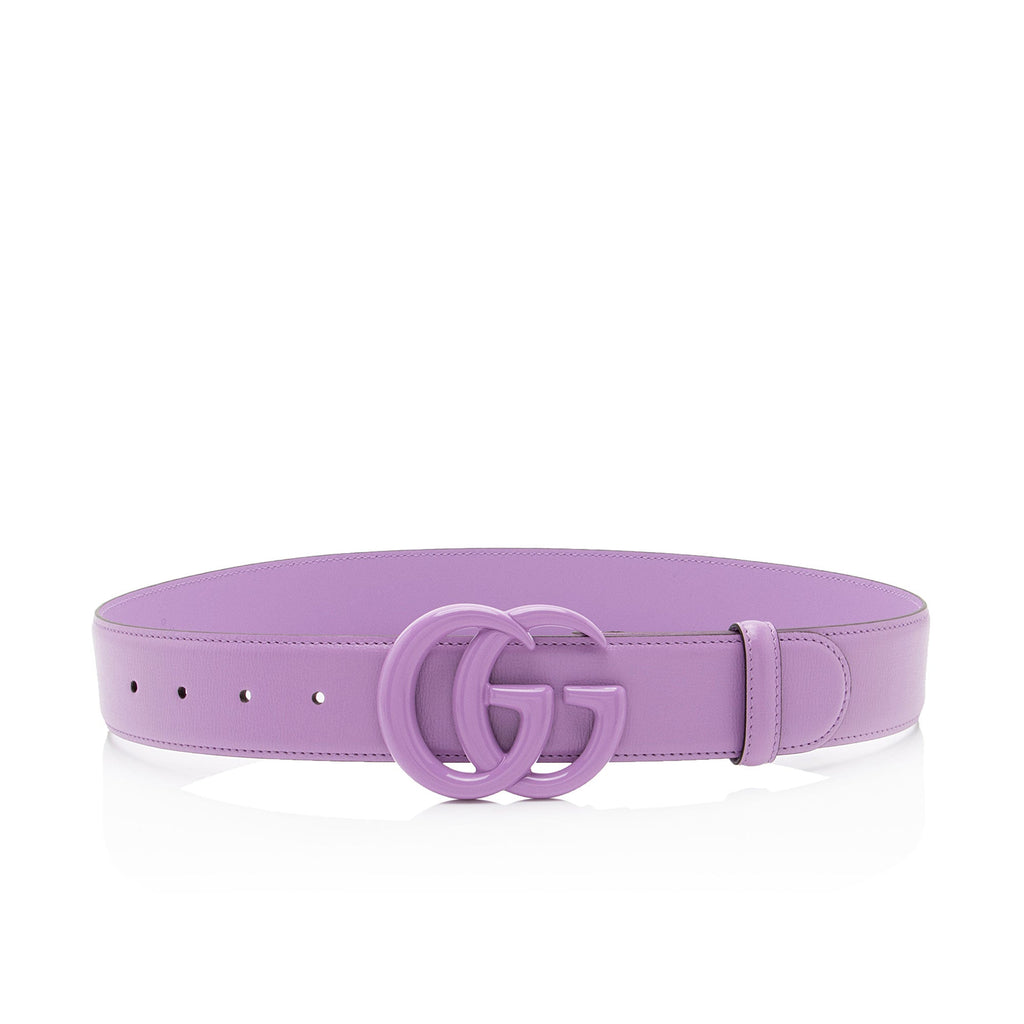 Gucci Leather GG Marmont Monochrome Belt - Size 27 / 69 (SHF-yO6Djv)