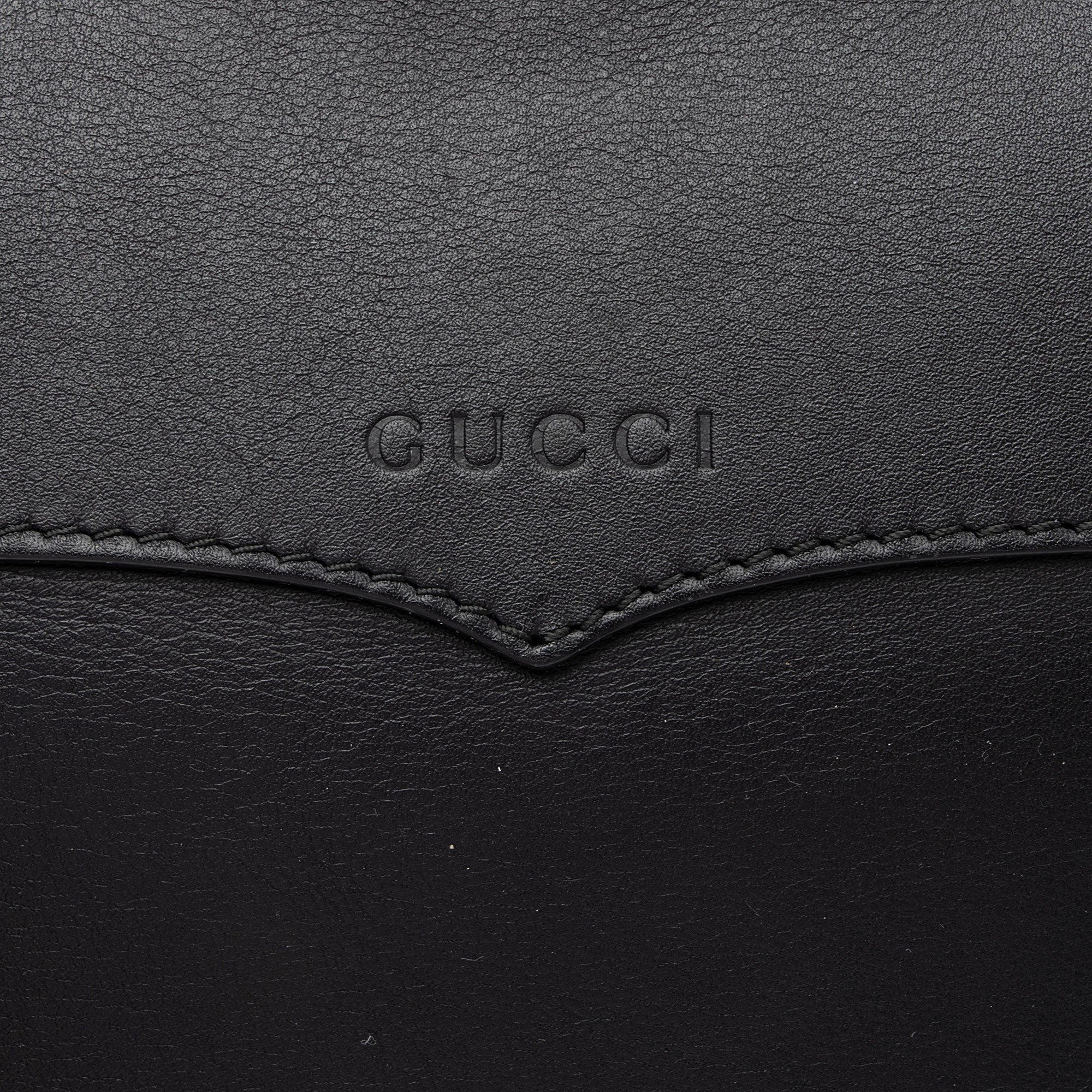 Gucci Leather GG Marmont Web Flap Chain Backpack (SHF-PyHHER)