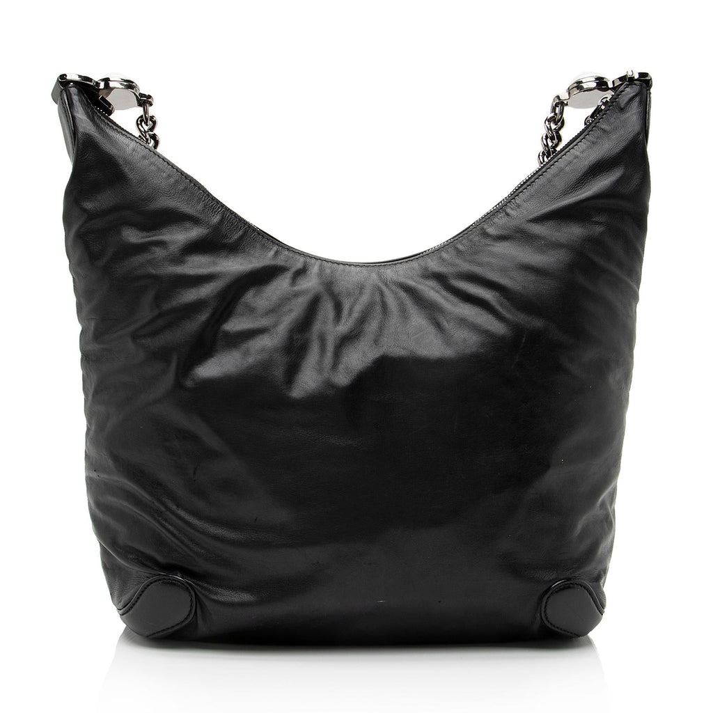 Gucci Leather Galaxy Medium Chain Hobo (SHF-23368)