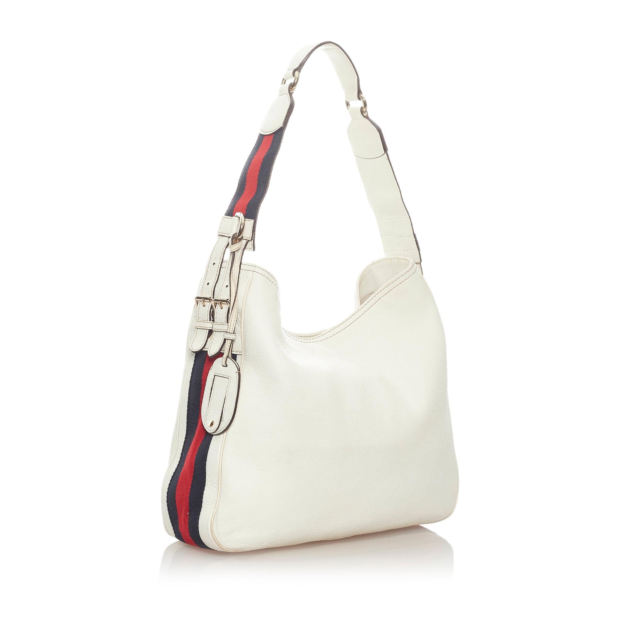 Gucci Leather Heritage Shoulder Bag (SHG-33271)