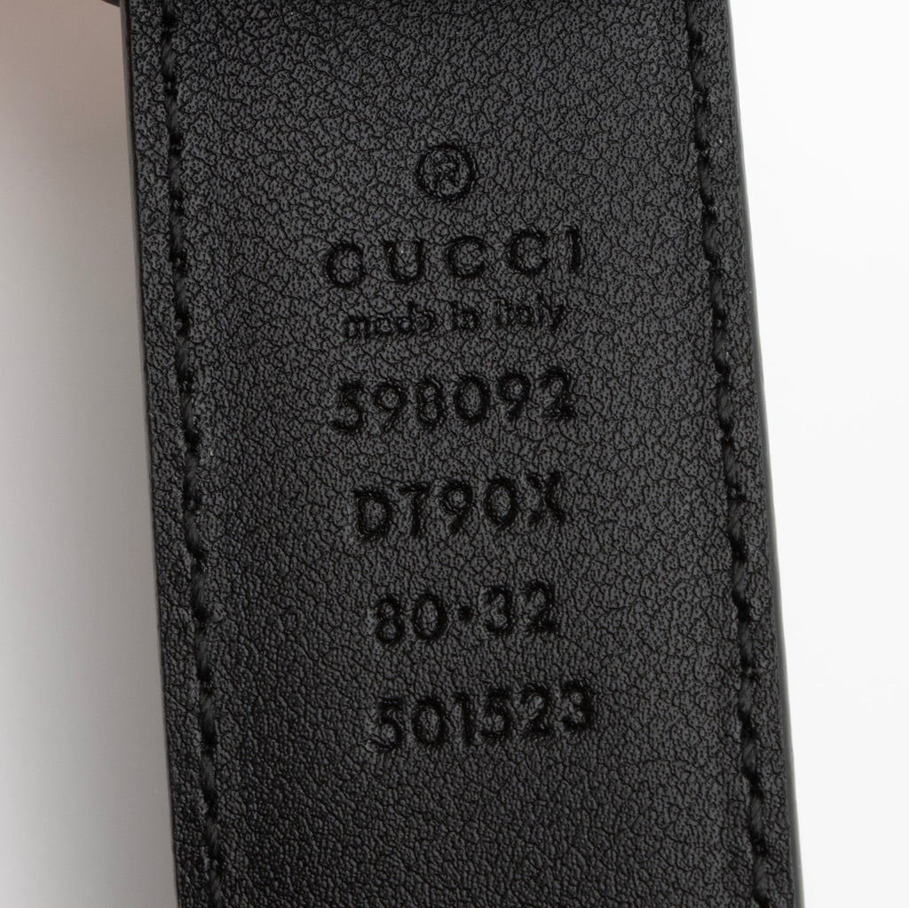 Gucci Leather Interlocking G Belt - Size 32 / 80 (SHF-23273)