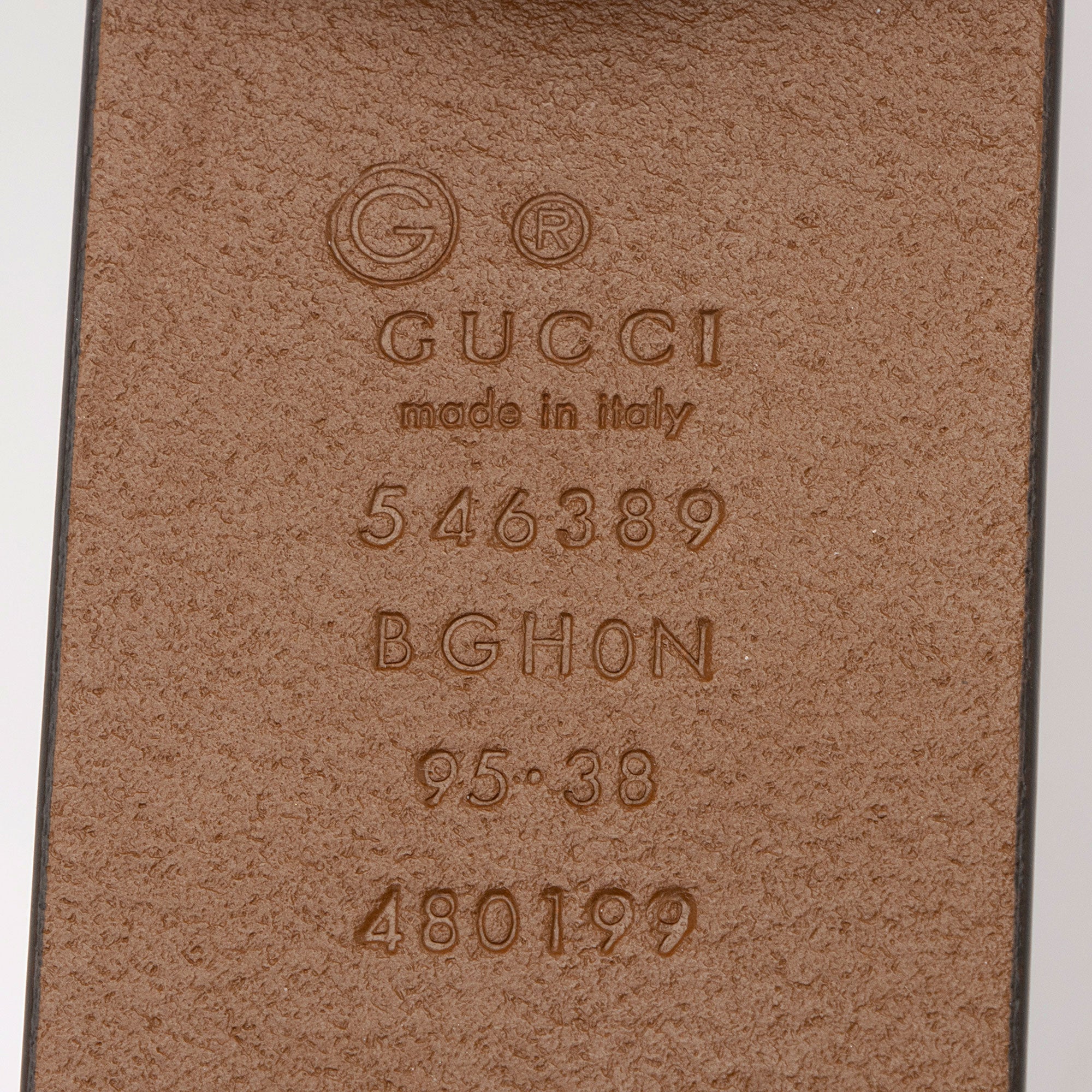 Gucci Leather Interlocking G Belt - Size 38 / 95