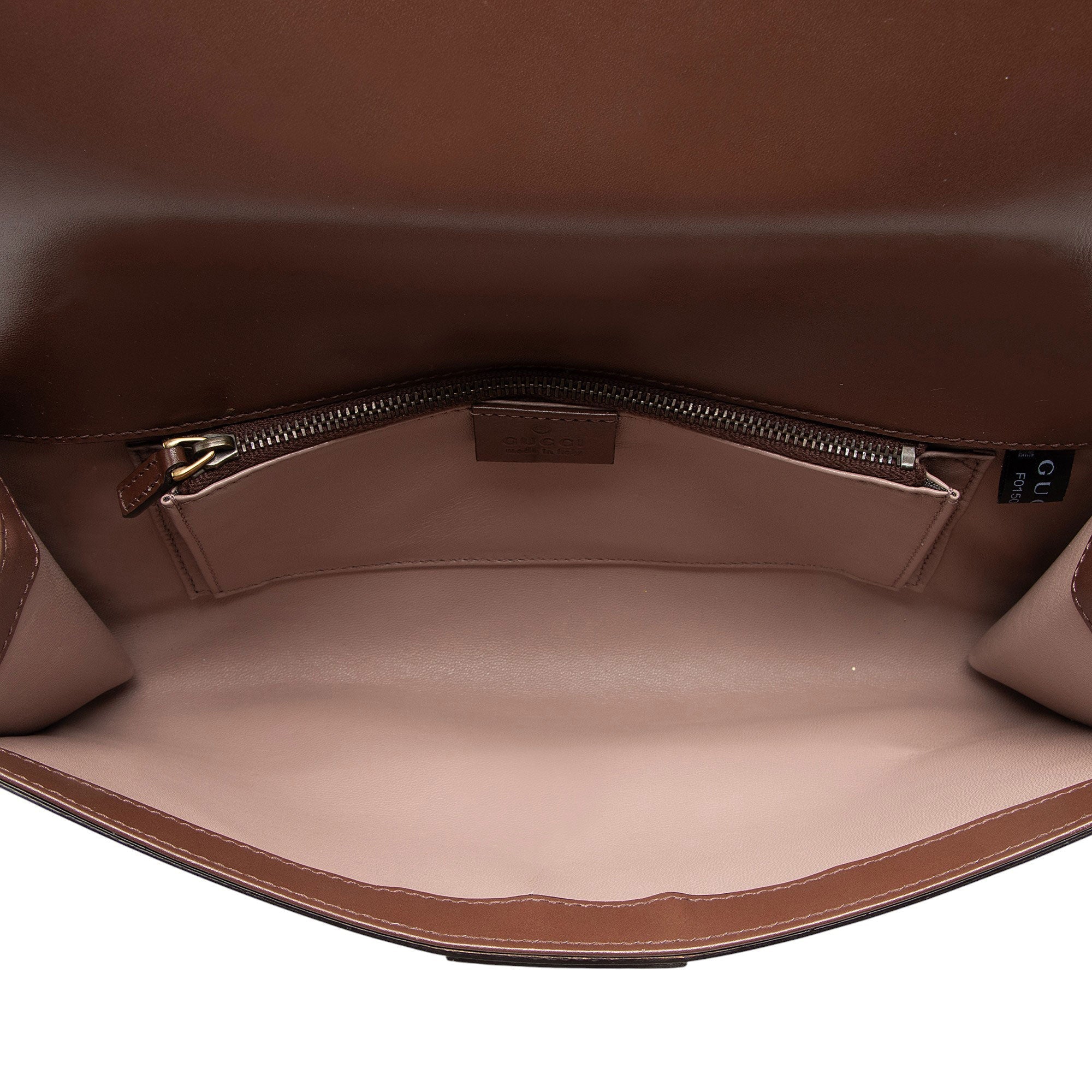 Gucci Leather Lady Buckle Clutch