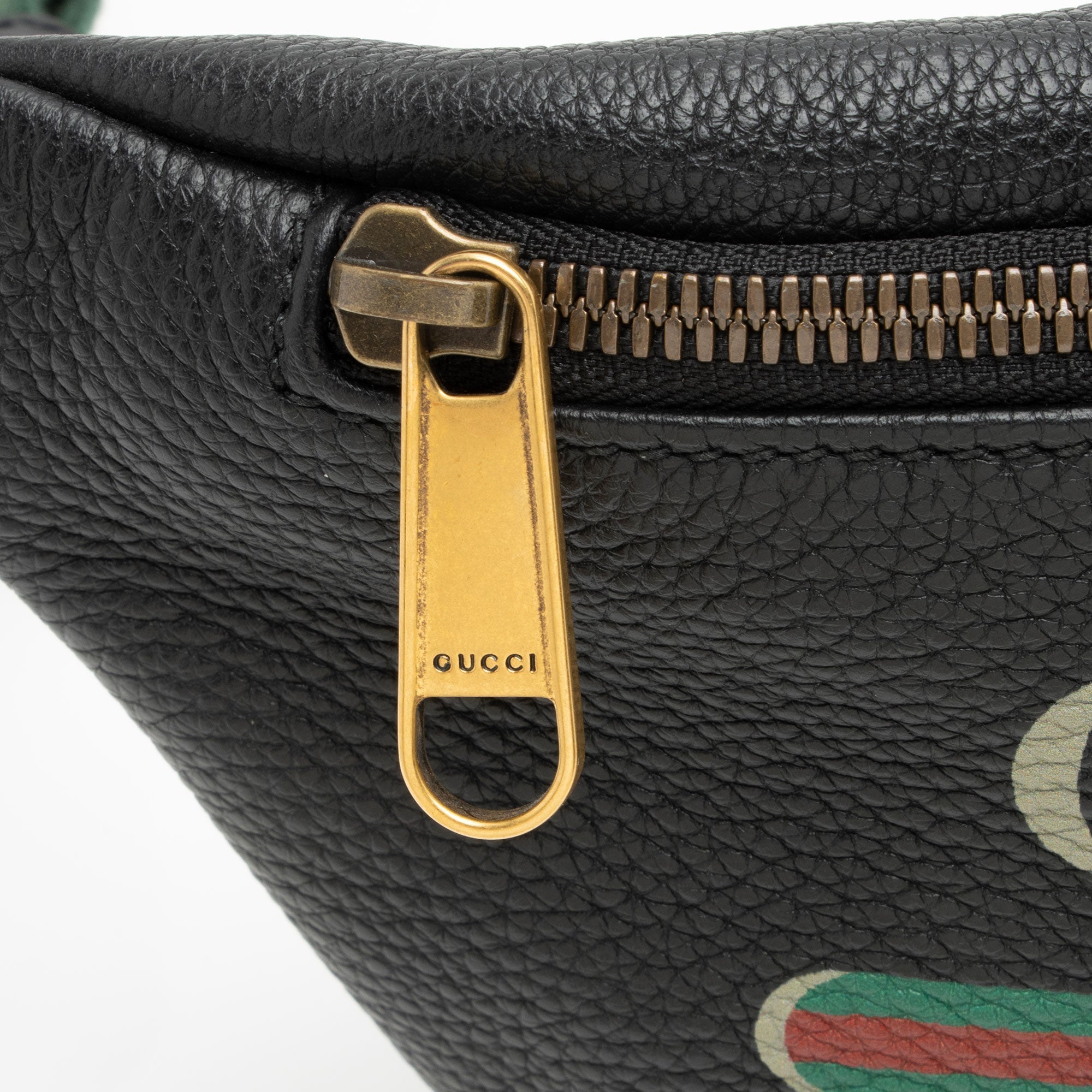 Gucci Leather Logo Belt Bag - FINAL SALE (SHF-884OAb)