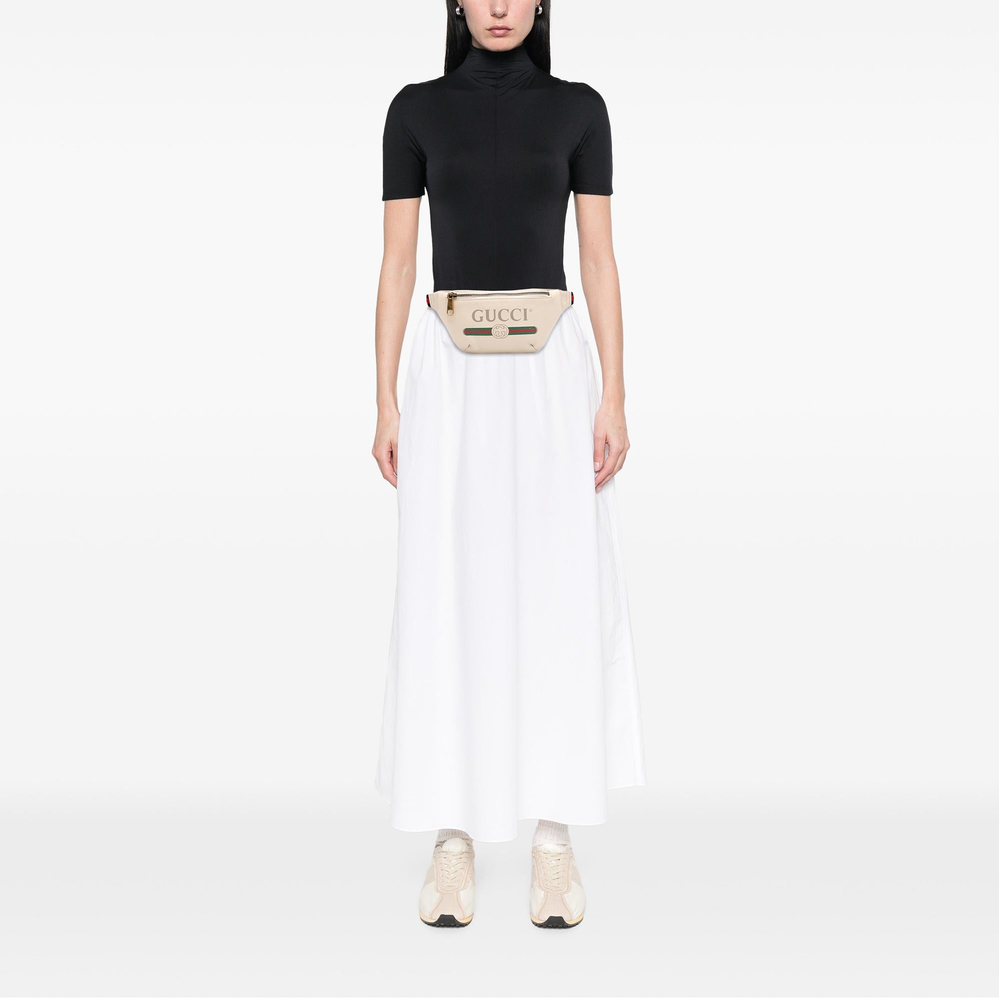 Gucci Leather Logo Belt Bag