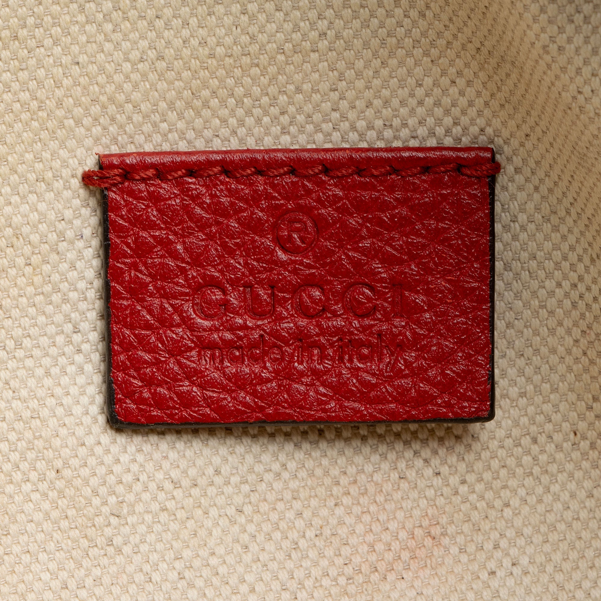 Gucci Leather Logo Large Belt Bag