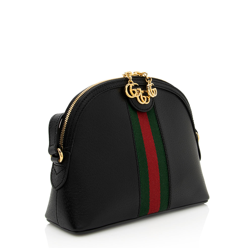 Gucci Leather Ophidia Dome Small Shoulder Bag (SHF-21534)