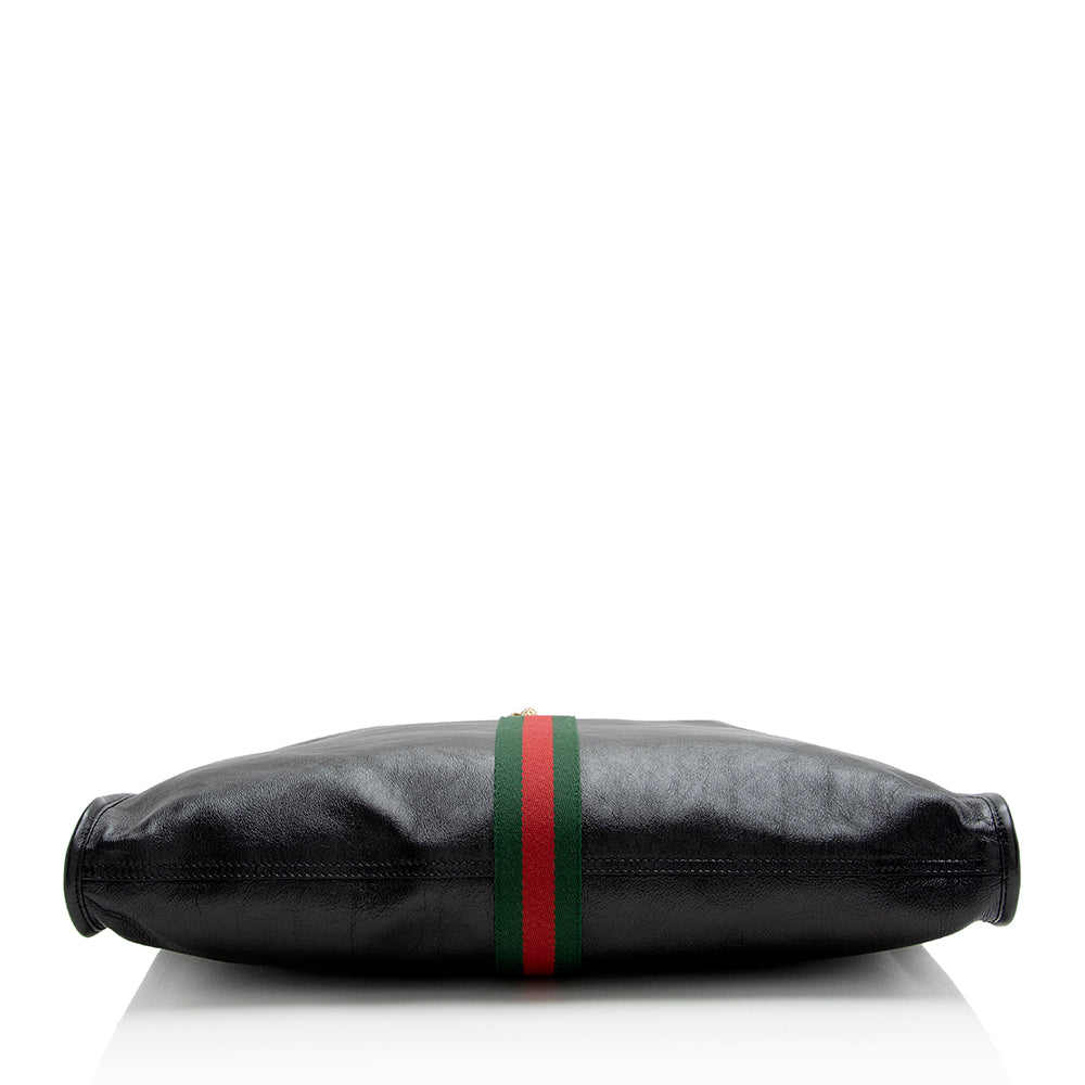 Gucci Leather Rajah Large Tote (SHF-23398)