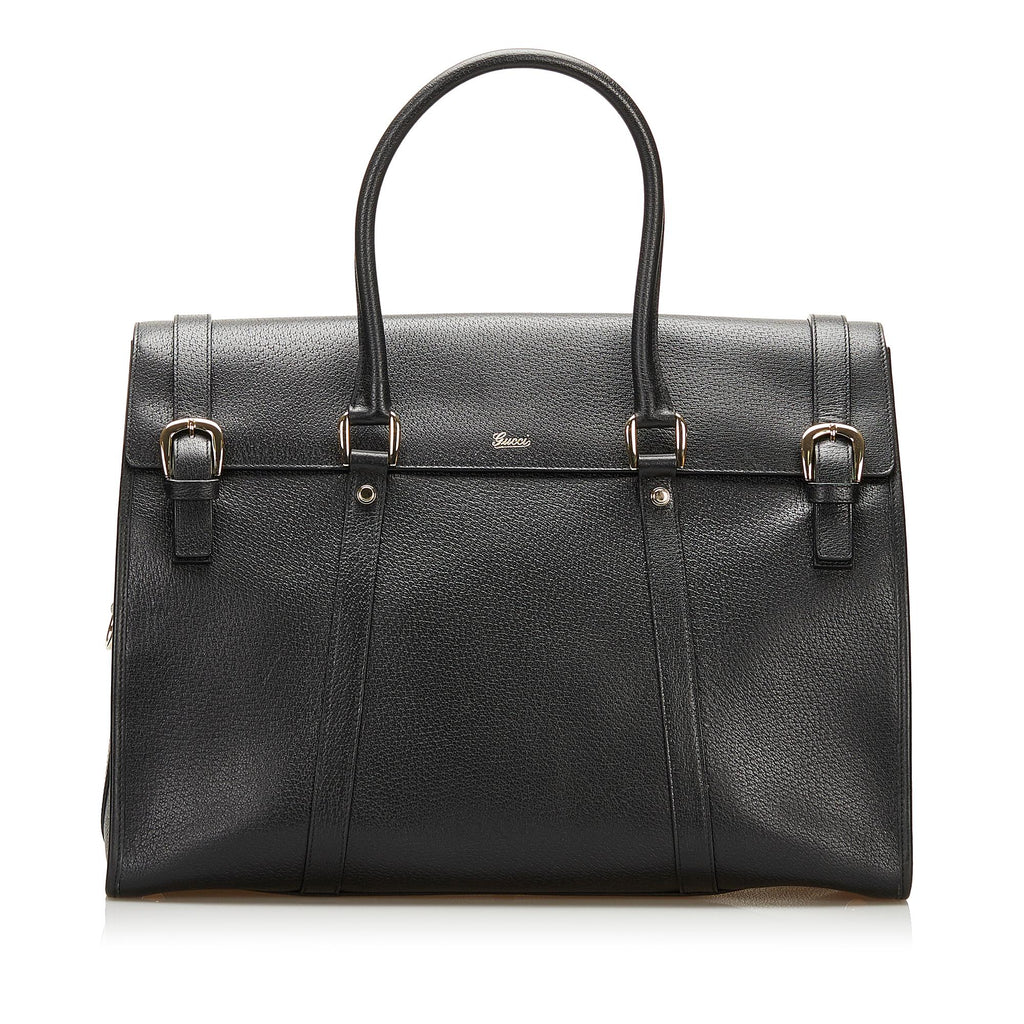 Gucci Leather Satchel (SHG-35940)