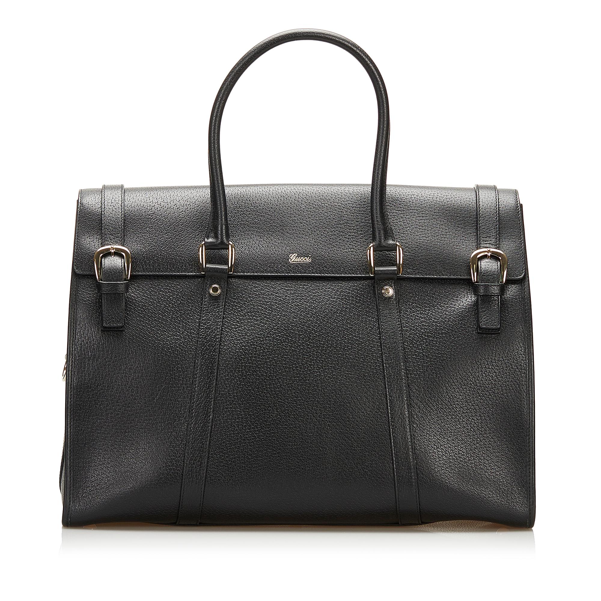 Gucci Leather Satchel (SHG-35940)
