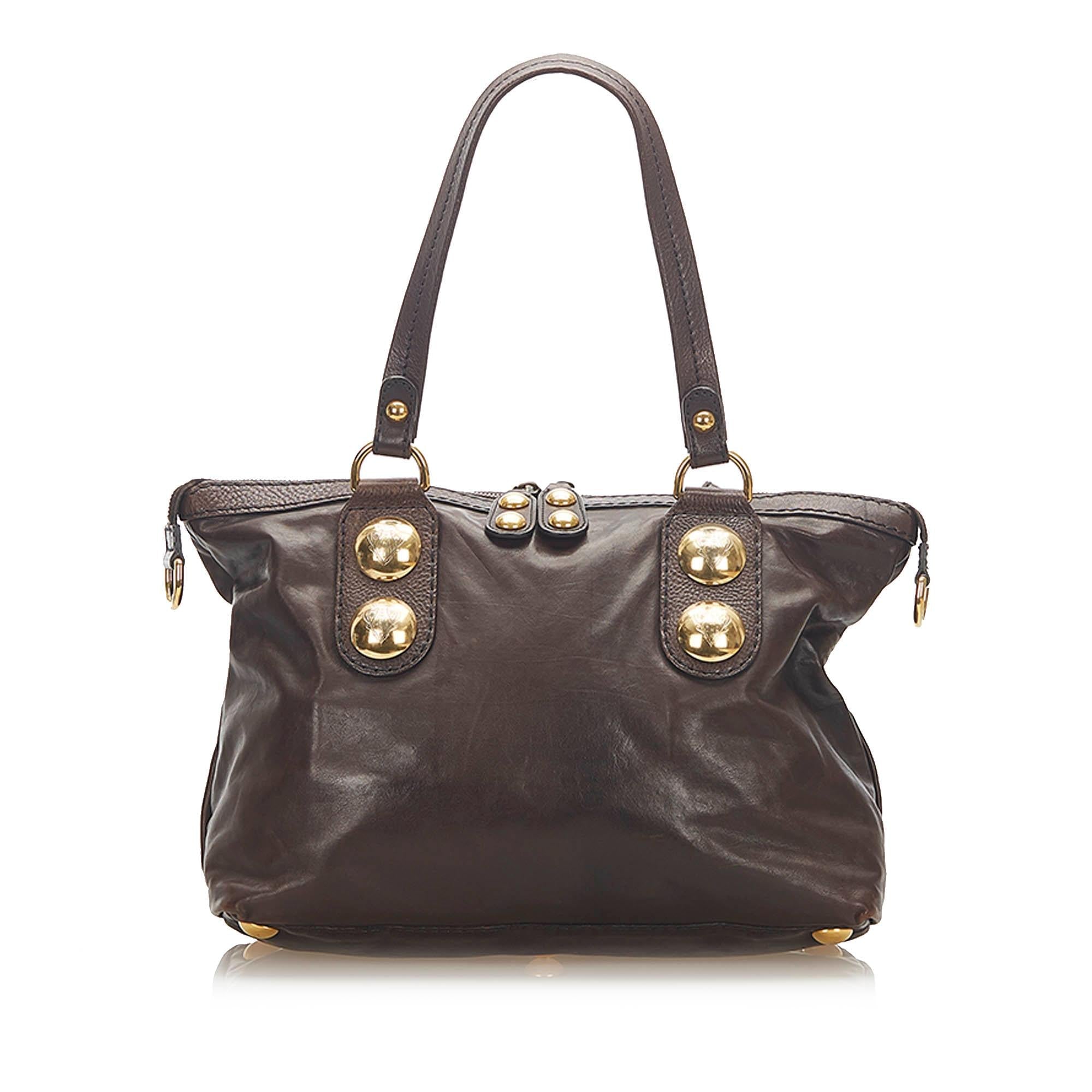 Gucci Leather Shoulder Bag (SHG-36161)