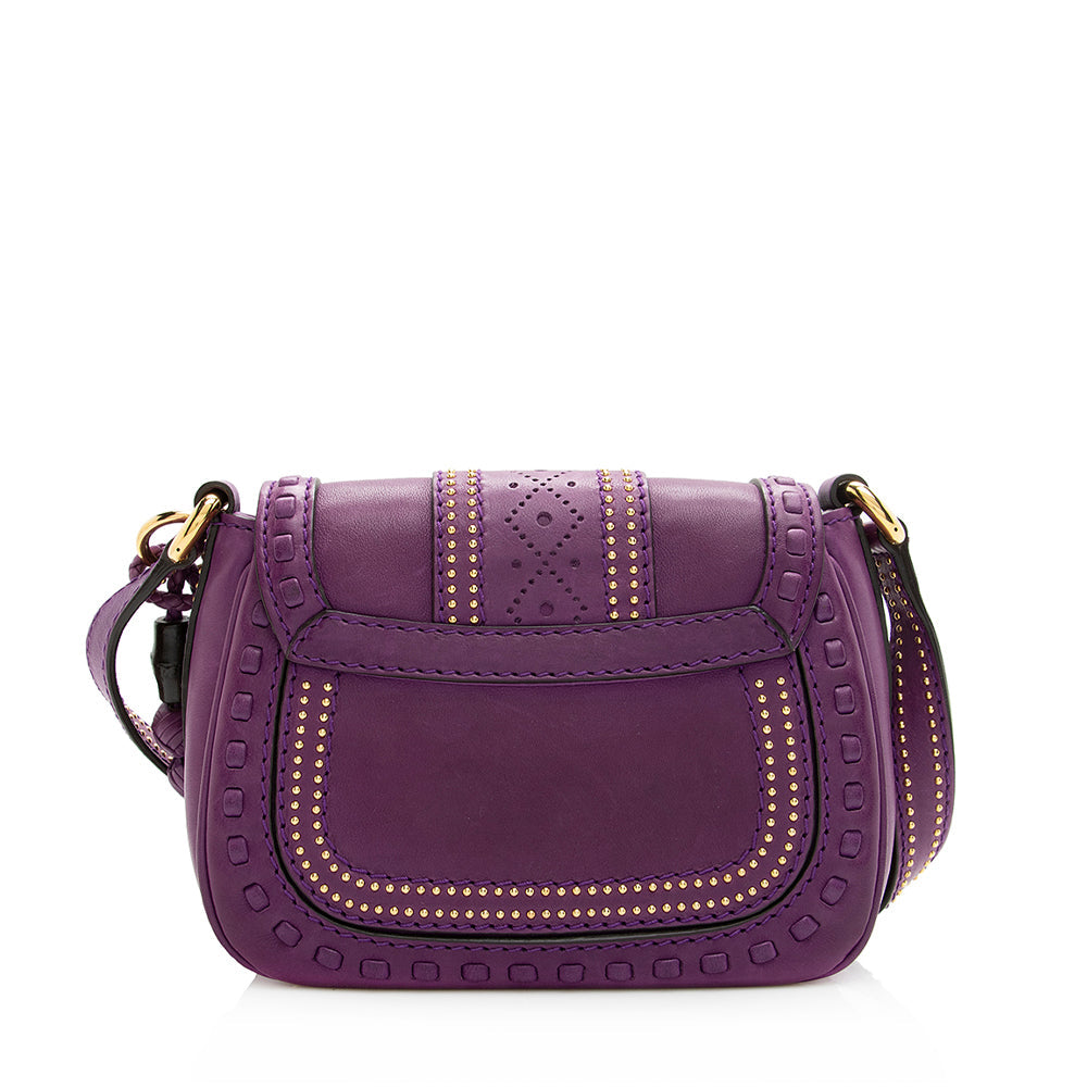 Gucci Leather Snaffle Bit Small Shoulder Bag (SHF-20362)