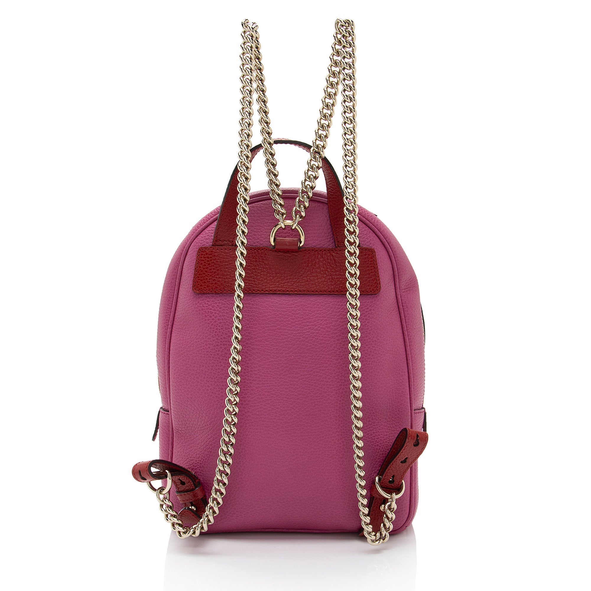 Gucci Leather Soho Chain Backpack (SHF-5uKvn2)