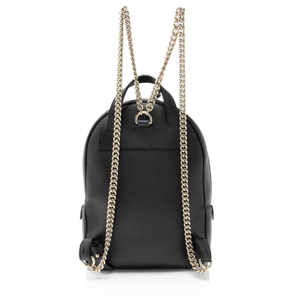 Gucci Leather Soho Chain Backpack
