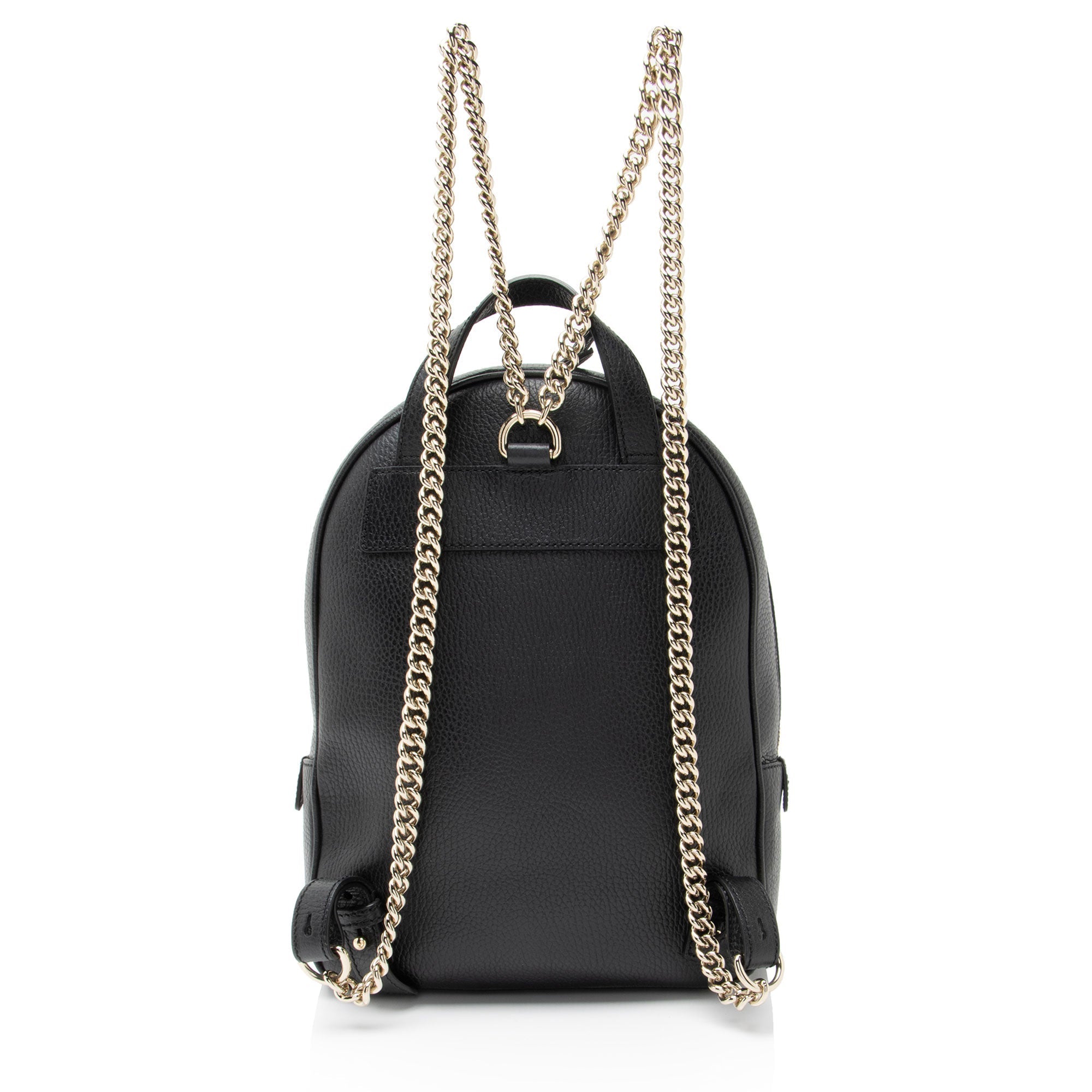 Gucci Leather Soho Chain Backpack