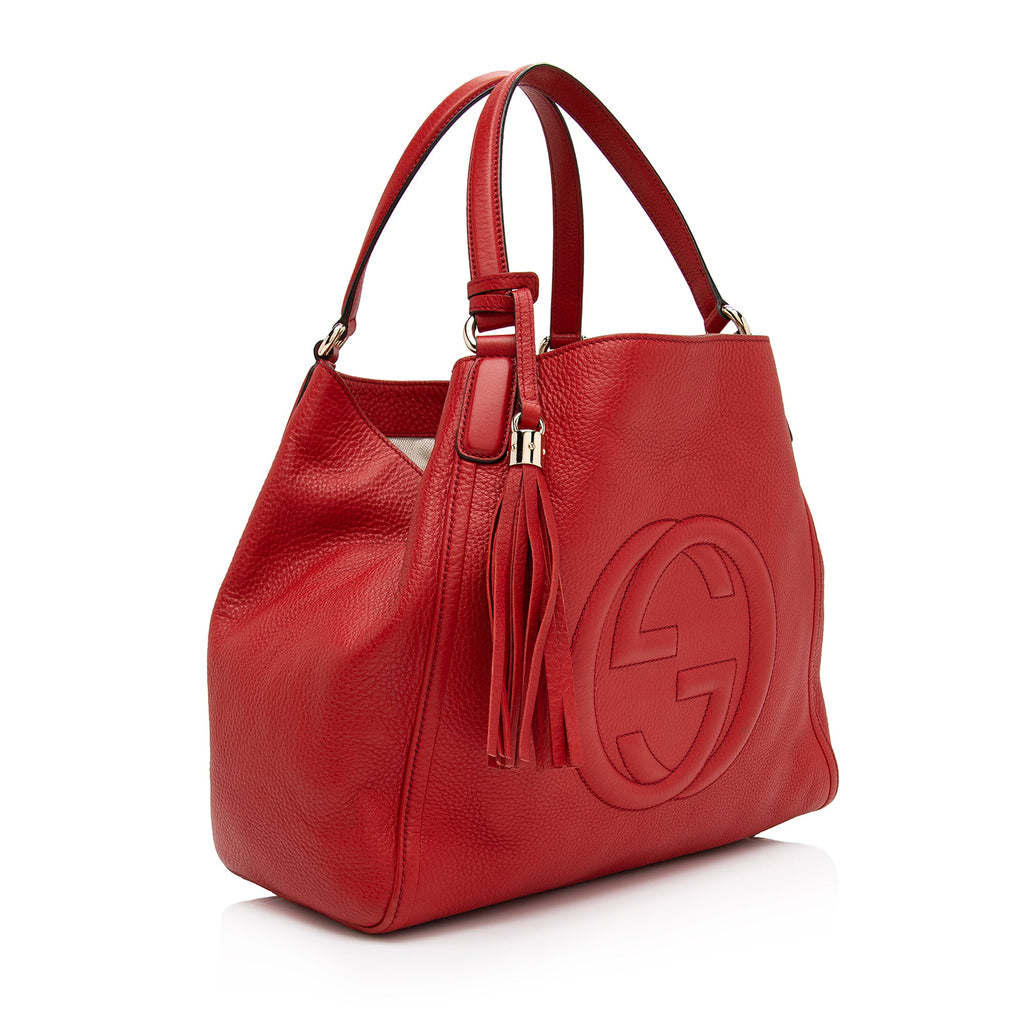 Gucci Leather Soho Medium Tote (SHF-L8cdCw)