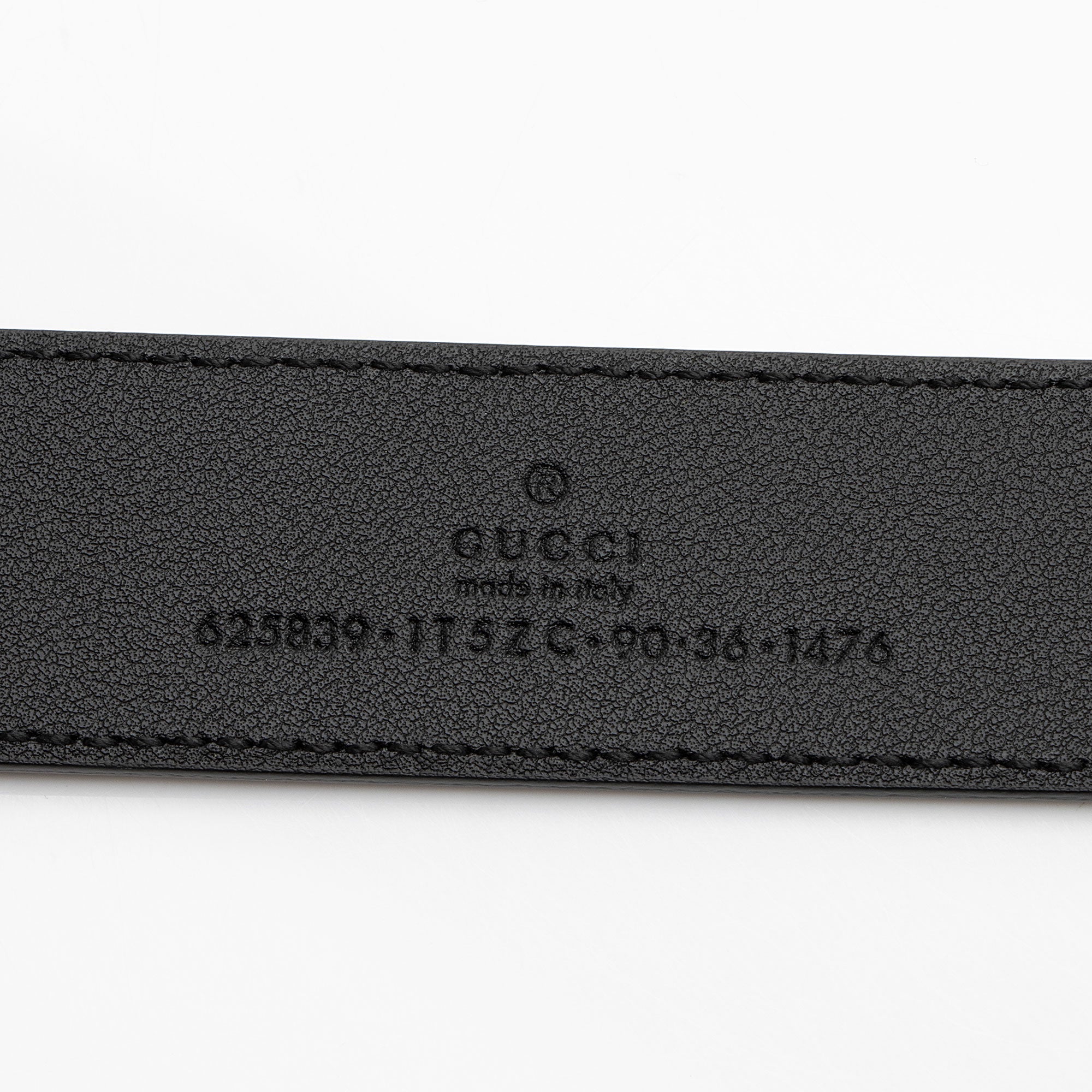 Gucci Leather Strawberry Cherry GG Marmont Belt - Size 36 / 90